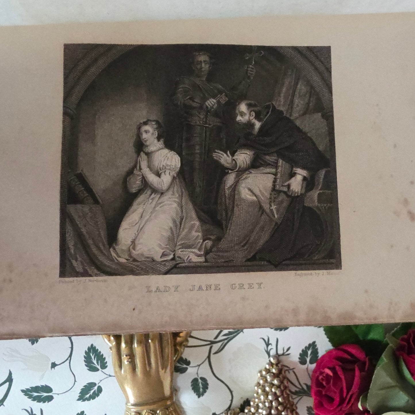 1857 Lives of Illustrious Women of England : Super Engraved Portraits