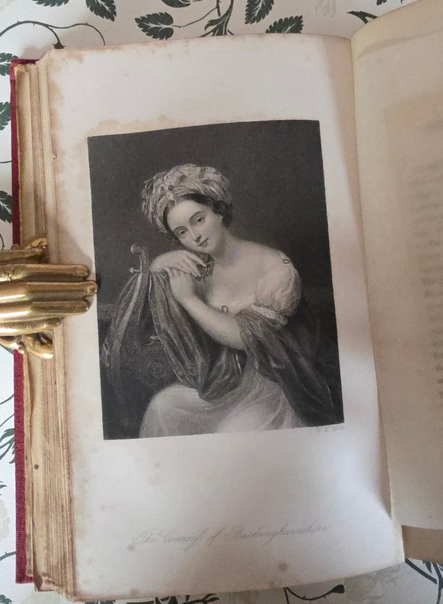 1857 Lives of Illustrious Women of England : Super Engraved Portraits