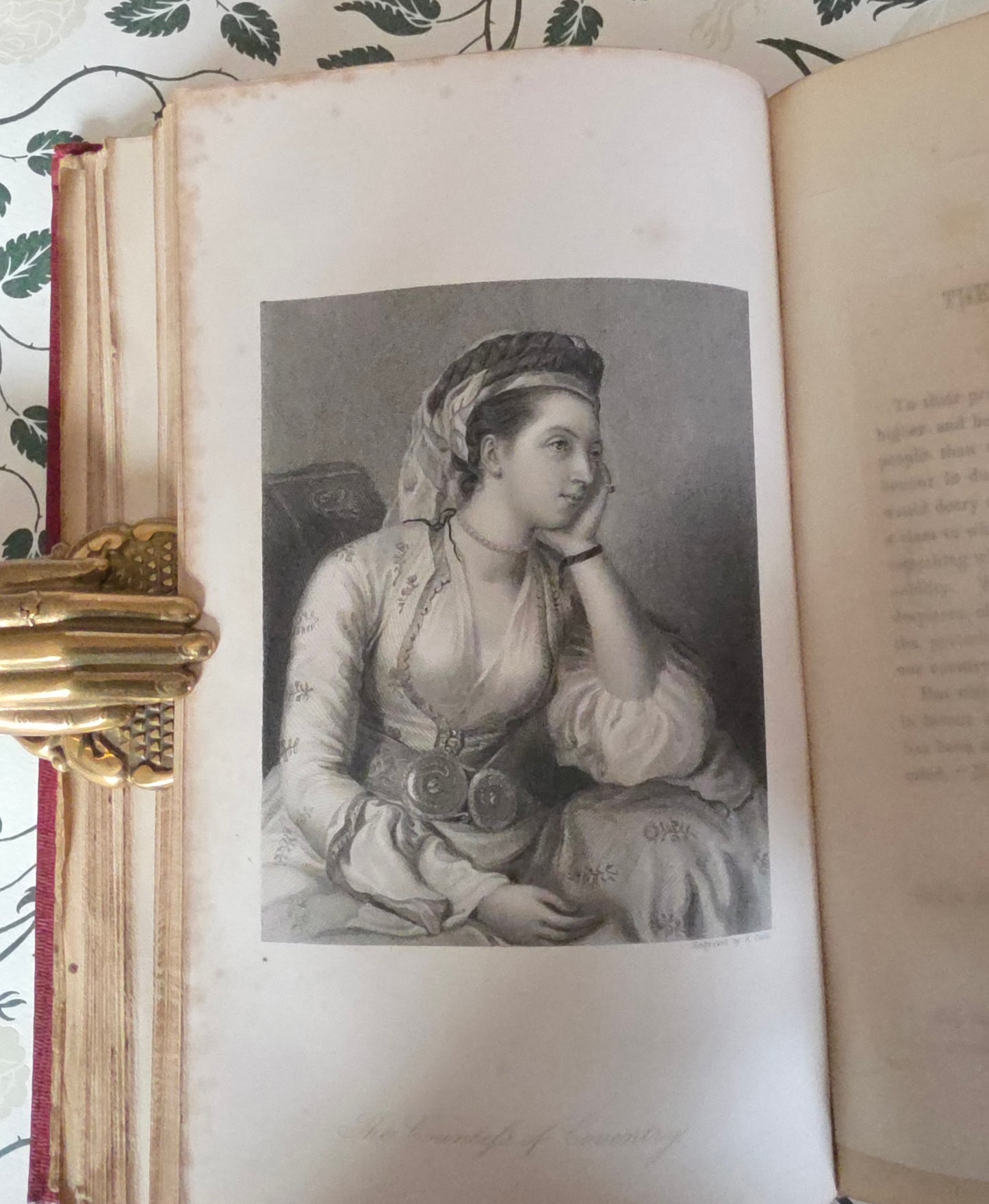 1857 Lives of Illustrious Women of England : Super Engraved Portraits