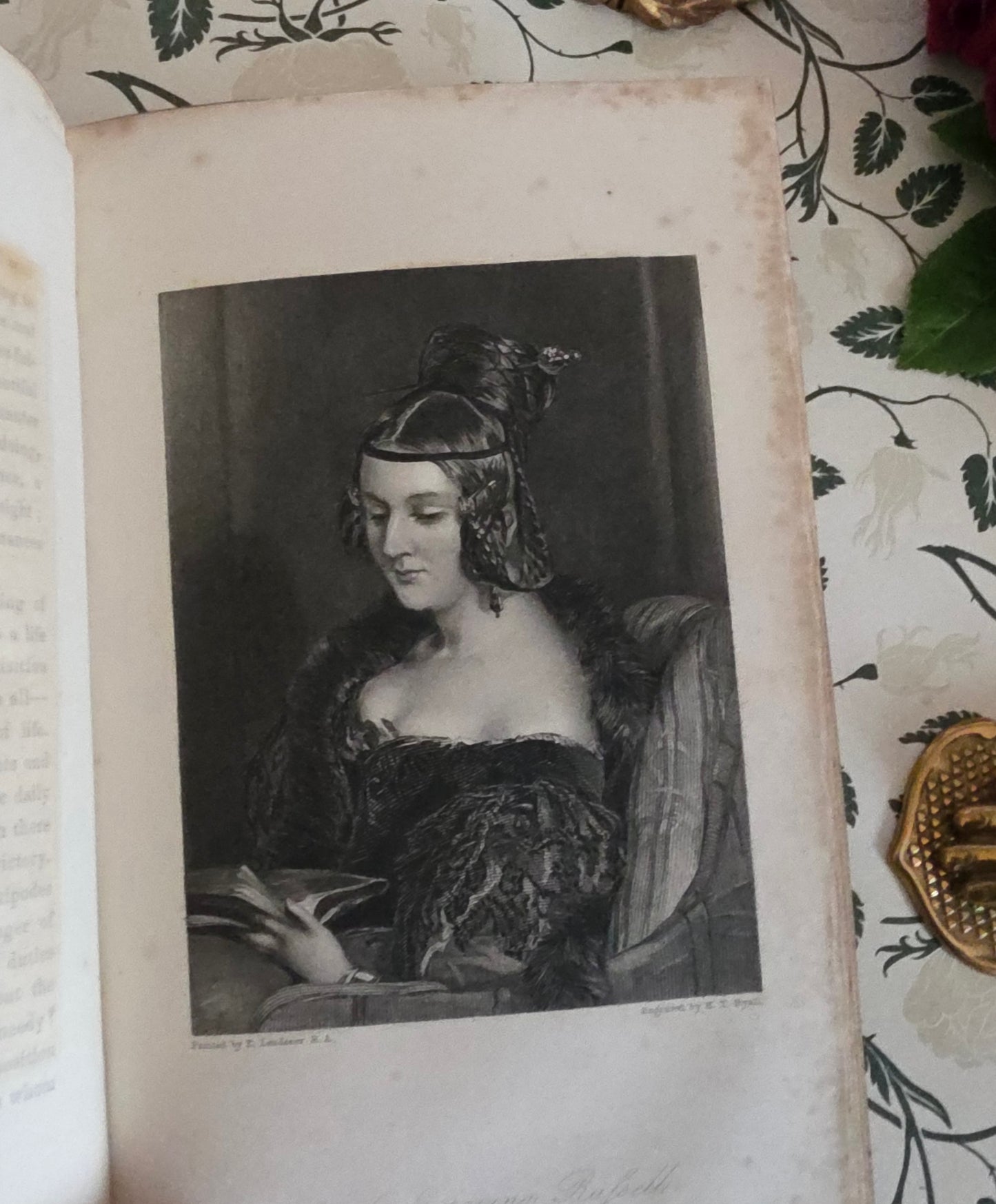 1857 Lives of Illustrious Women of England : Super Engraved Portraits