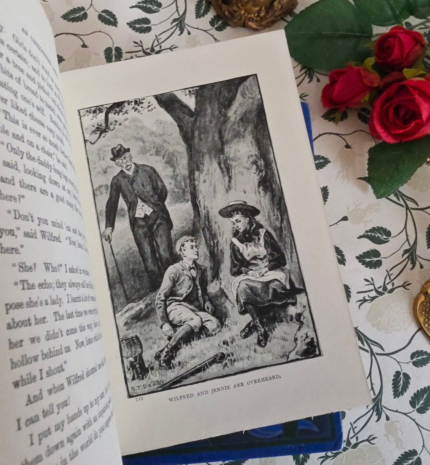 1900s Decorative Set: Three Antique Books