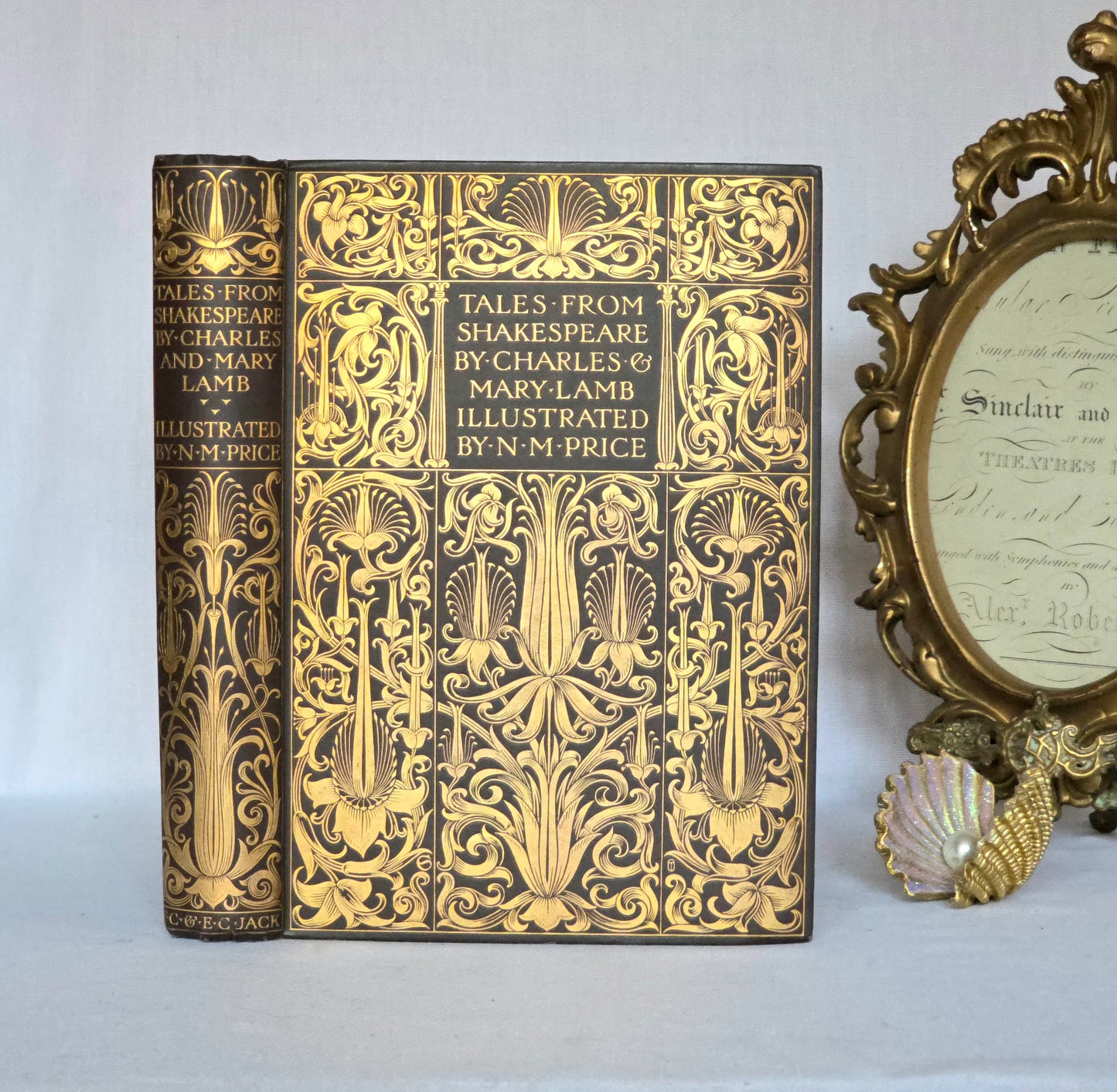 1905 Tales From Shakespeare by Charles and Mary Lamb : Illustrated Antique Book