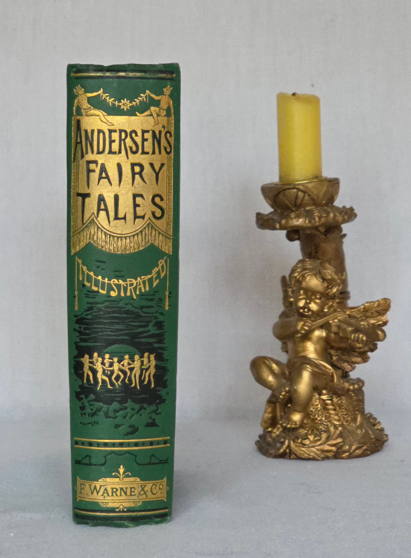 1888 Hans Christian Andersen Fairy Tales: Illustrated Antique Book