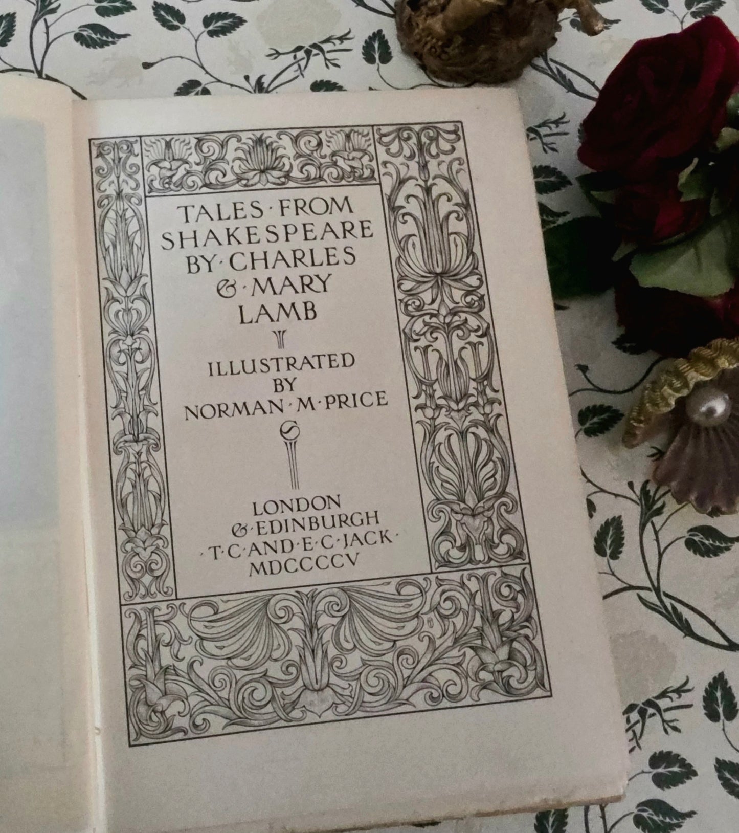1905 Tales From Shakespeare by Charles and Mary Lamb : Illustrated Antique Book