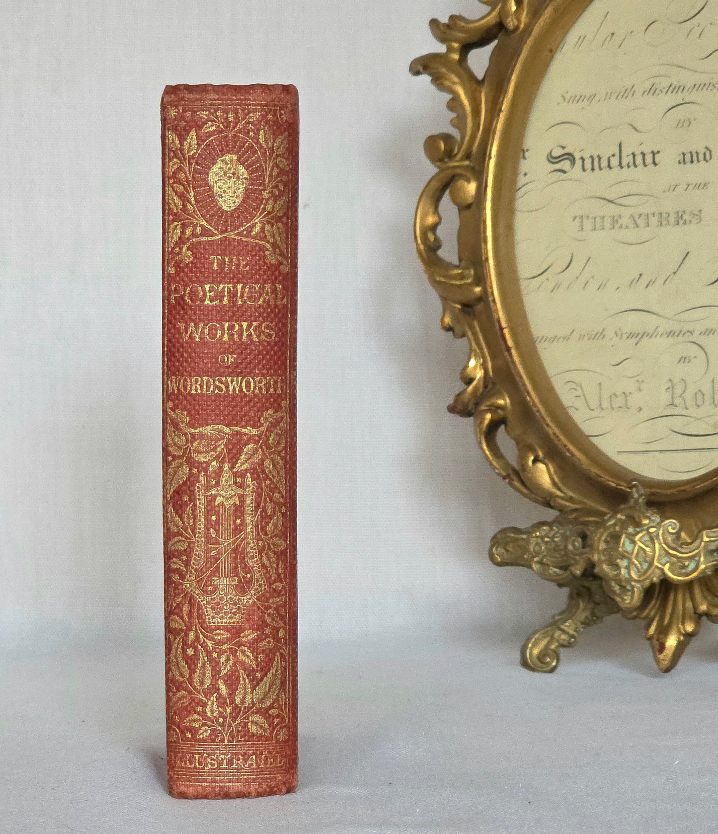 1859 The Poetical Works of William Wordsworth : Antique Illustrated Book