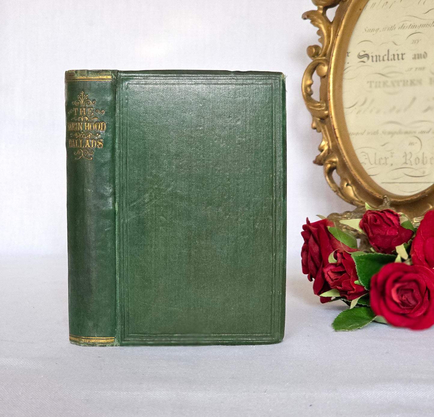 1862 Robin Hood - Ballads and Songs - Scarce Antique Pocket Sized Book