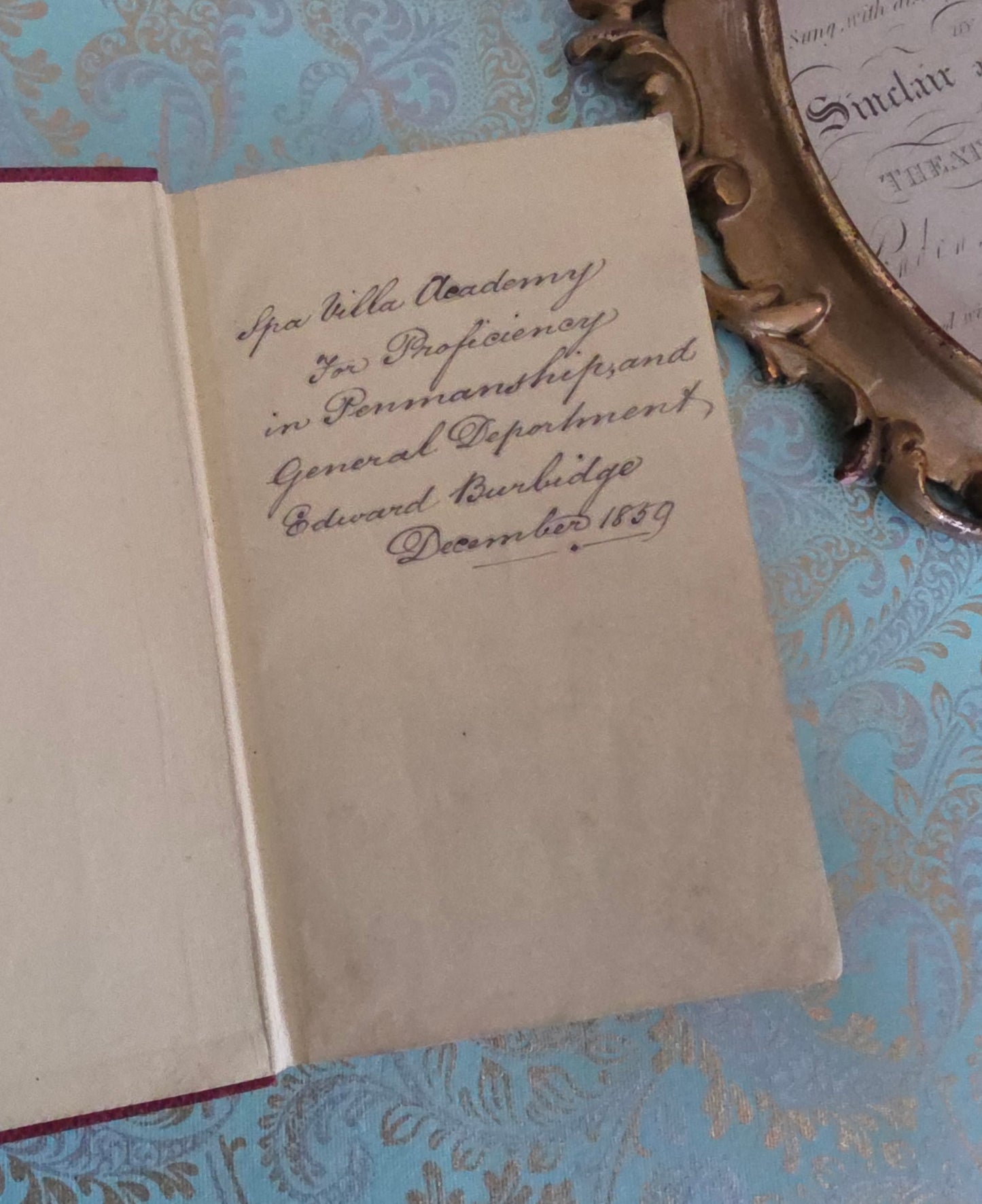 1859 The Poetical Works of William Wordsworth : Antique Illustrated Book