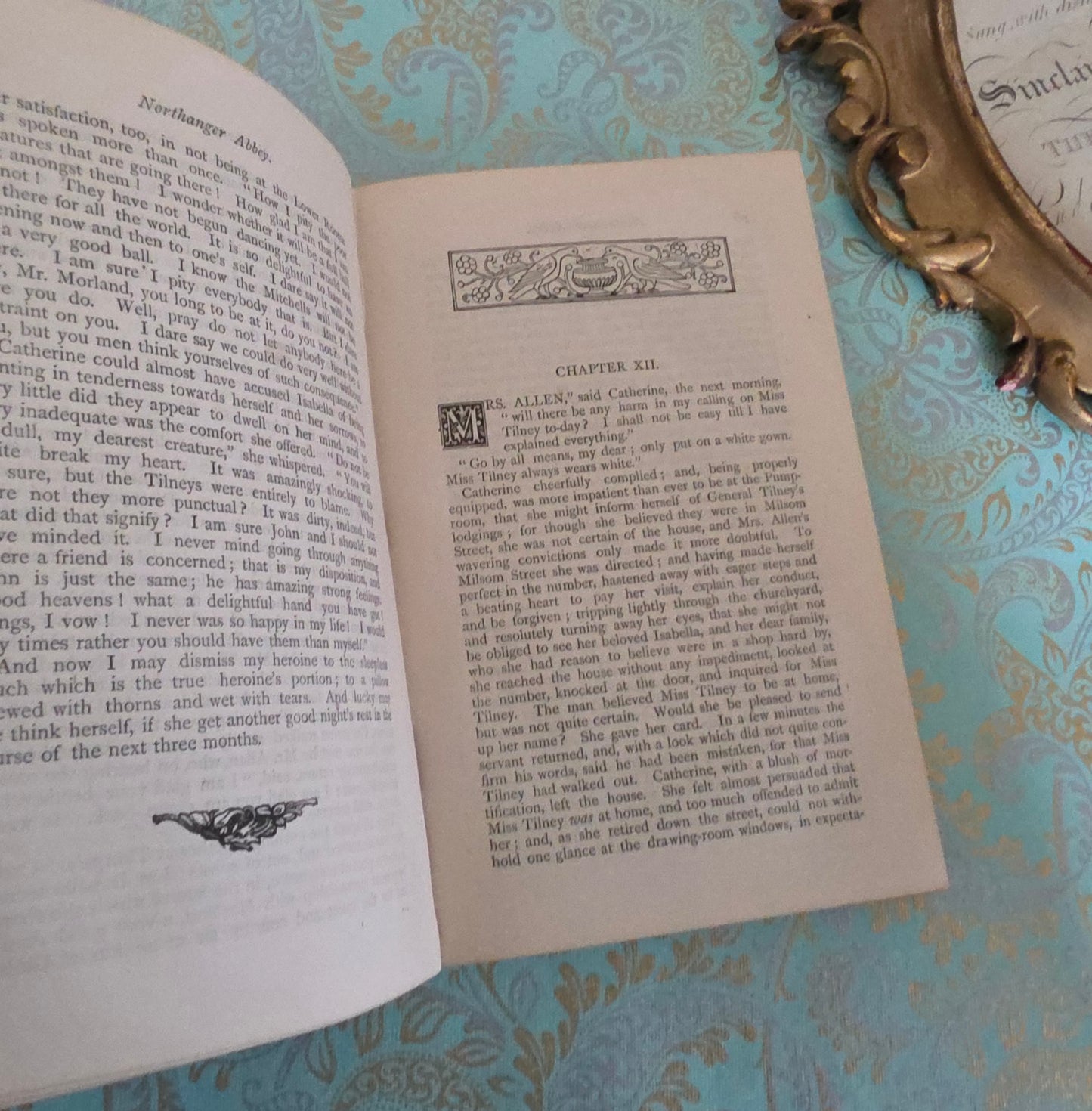 c1880 Northanger Abbey and Persuasion by Jane Austen: Scarce, Antique Book