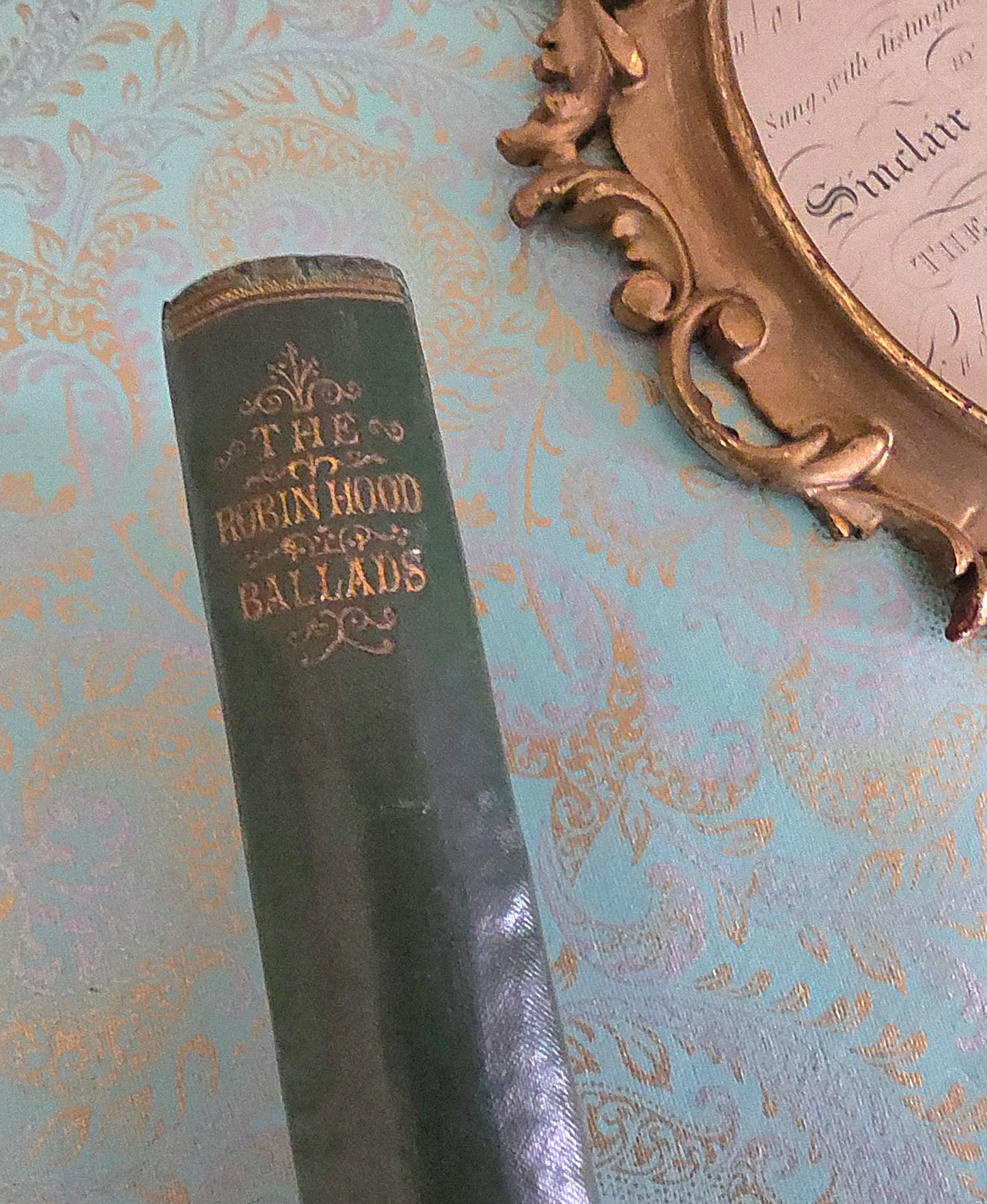 1862 Robin Hood - Ballads and Songs - Scarce Antique Pocket Sized Book