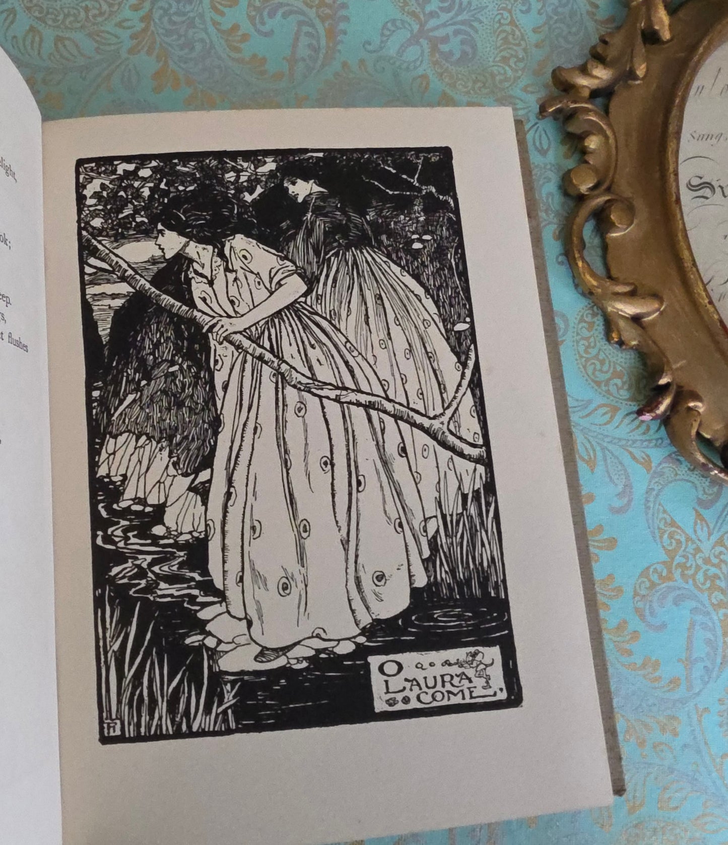 c1930 Goblin Market by Christina Rossetti : Illustrated by Florence Harrison