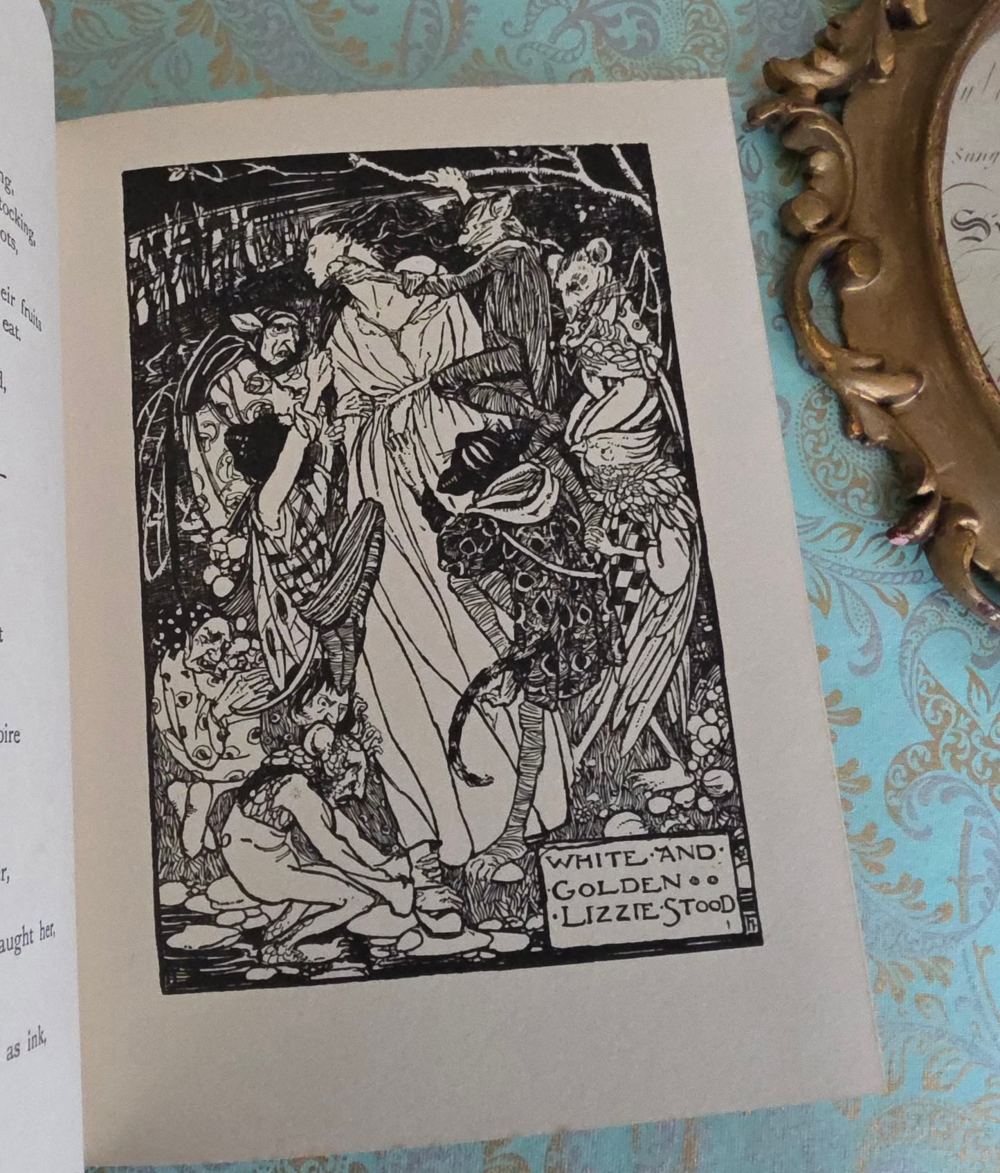 c1930 Goblin Market by Christina Rossetti : Illustrated by Florence Harrison