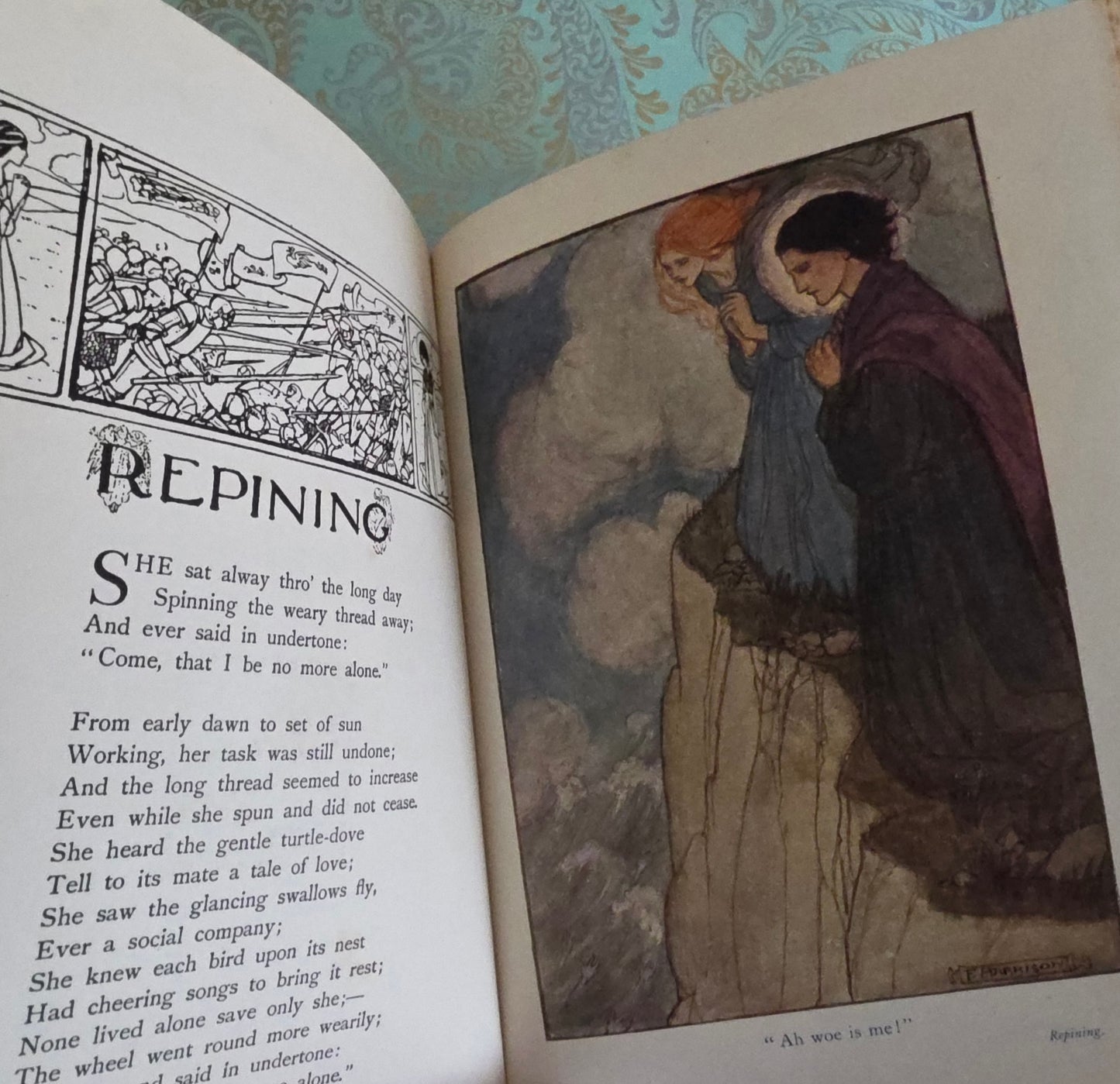 c1930 Goblin Market by Christina Rossetti : Illustrated by Florence Harrison