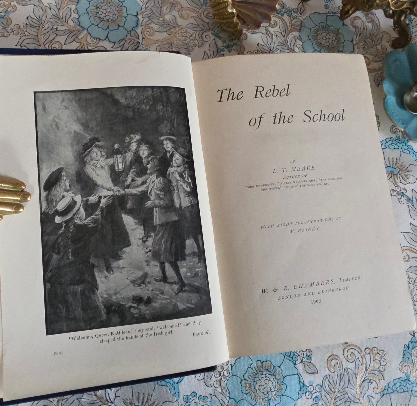 1902 The Rebel of the School by LT Meade : Antique First Edition