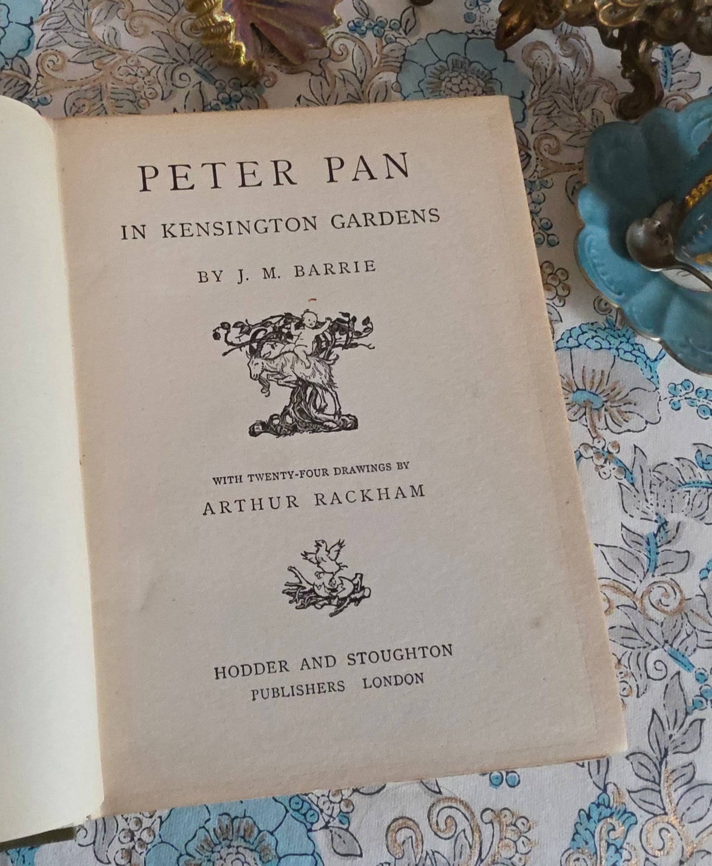 1920s Peter Pan in Kensington Gardens by JM Barrie : 24 Rackham Plates