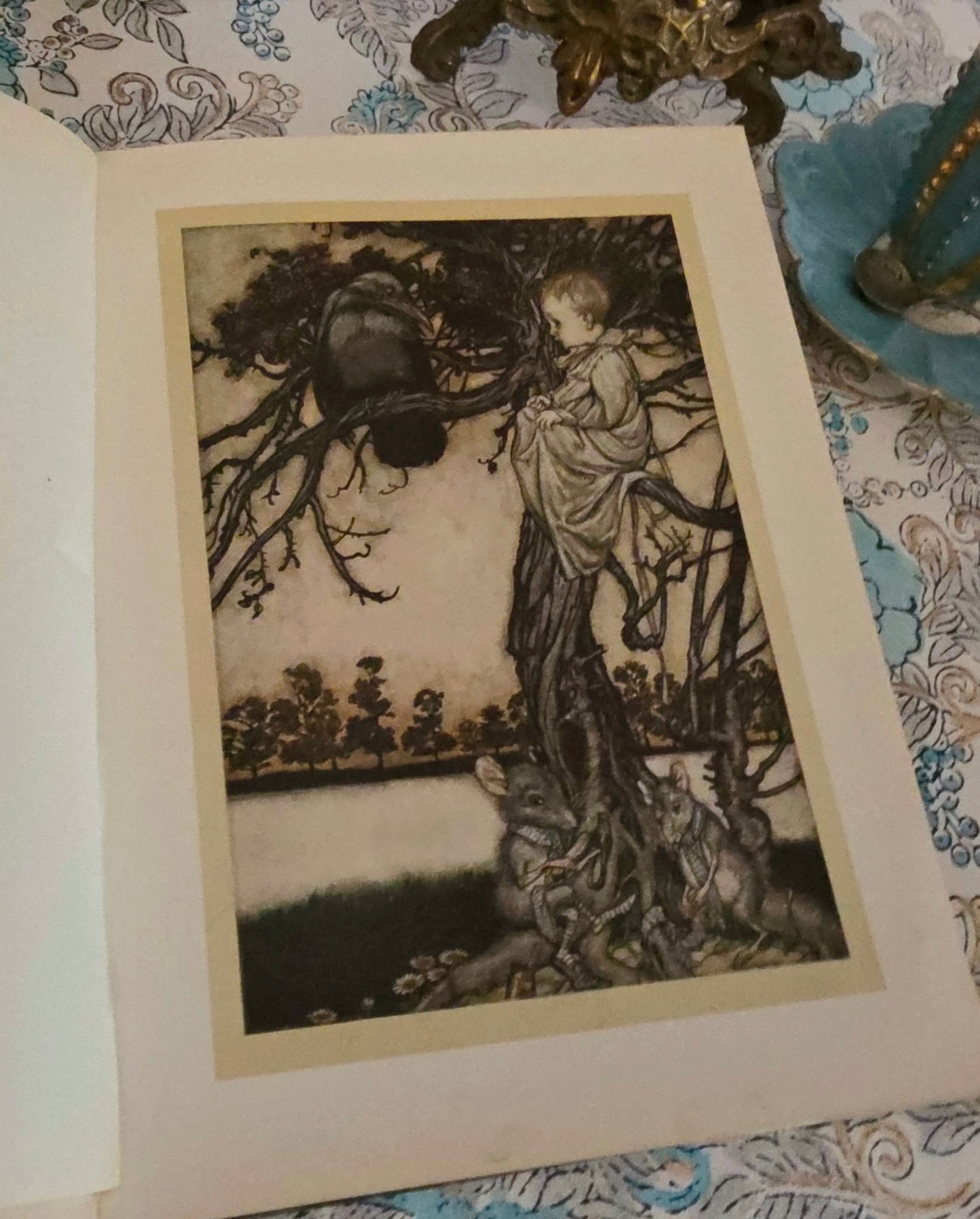1920s Peter Pan in Kensington Gardens by JM Barrie : 24 Rackham Plates