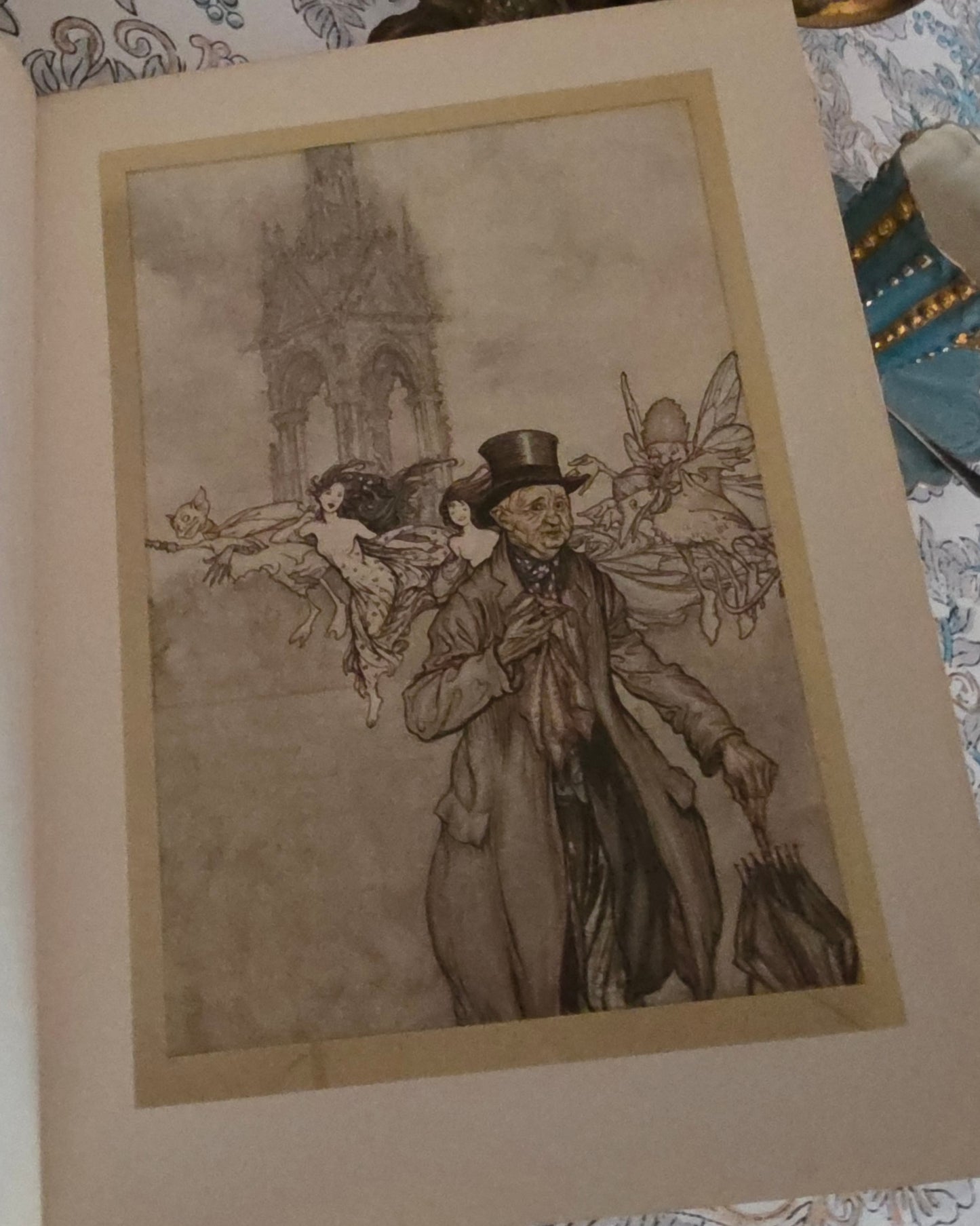 1920s Peter Pan in Kensington Gardens by JM Barrie : 24 Rackham Plates