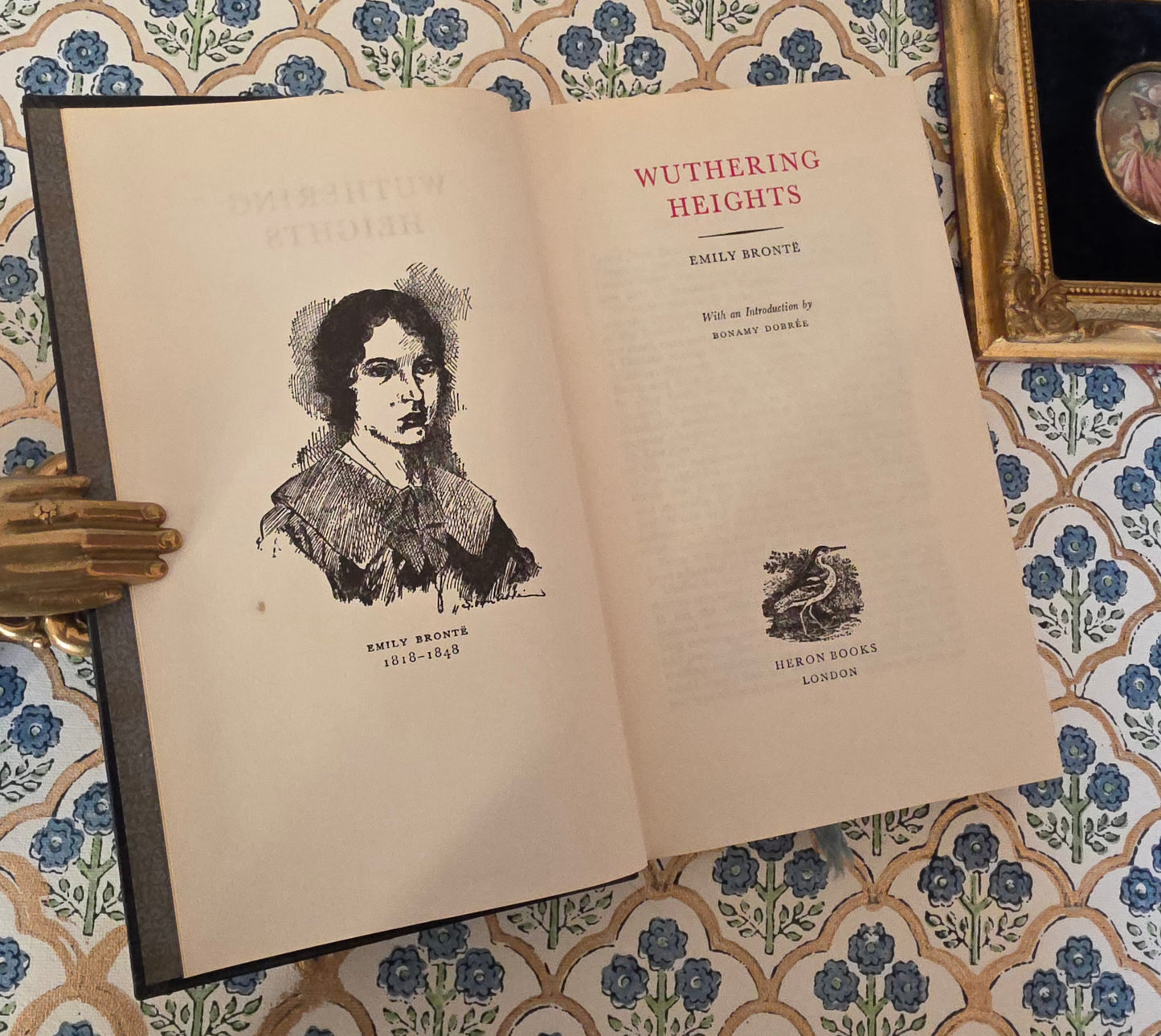 1966 Wuthering Heights by Emily Bronte : Illustrated Vintage Book