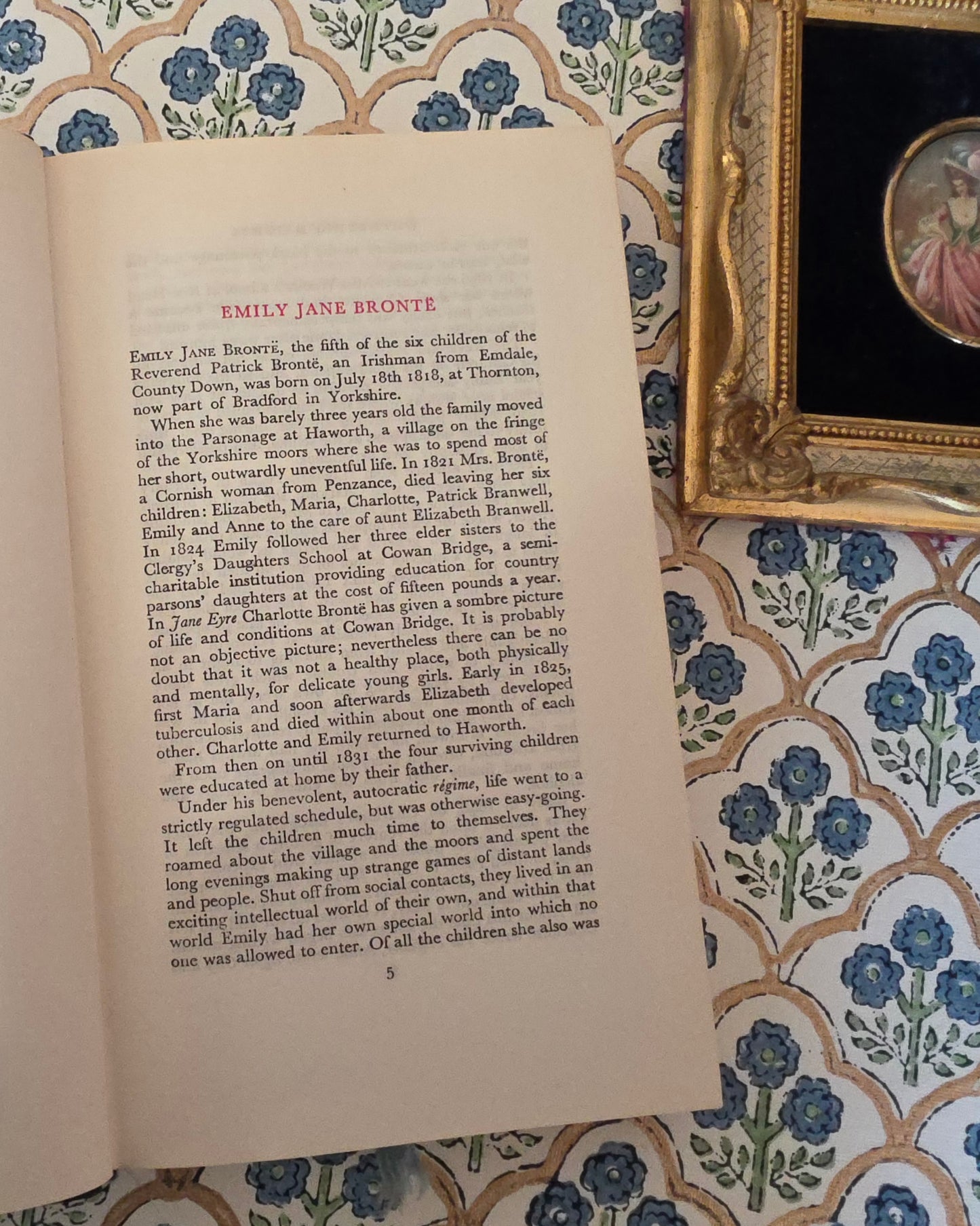 1966 Wuthering Heights by Emily Bronte : Illustrated Vintage Book