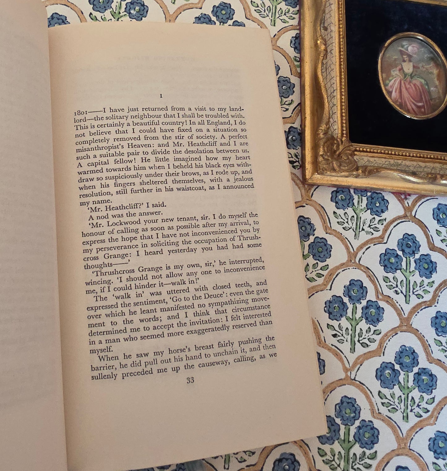 1966 Wuthering Heights by Emily Bronte : Illustrated Vintage Book