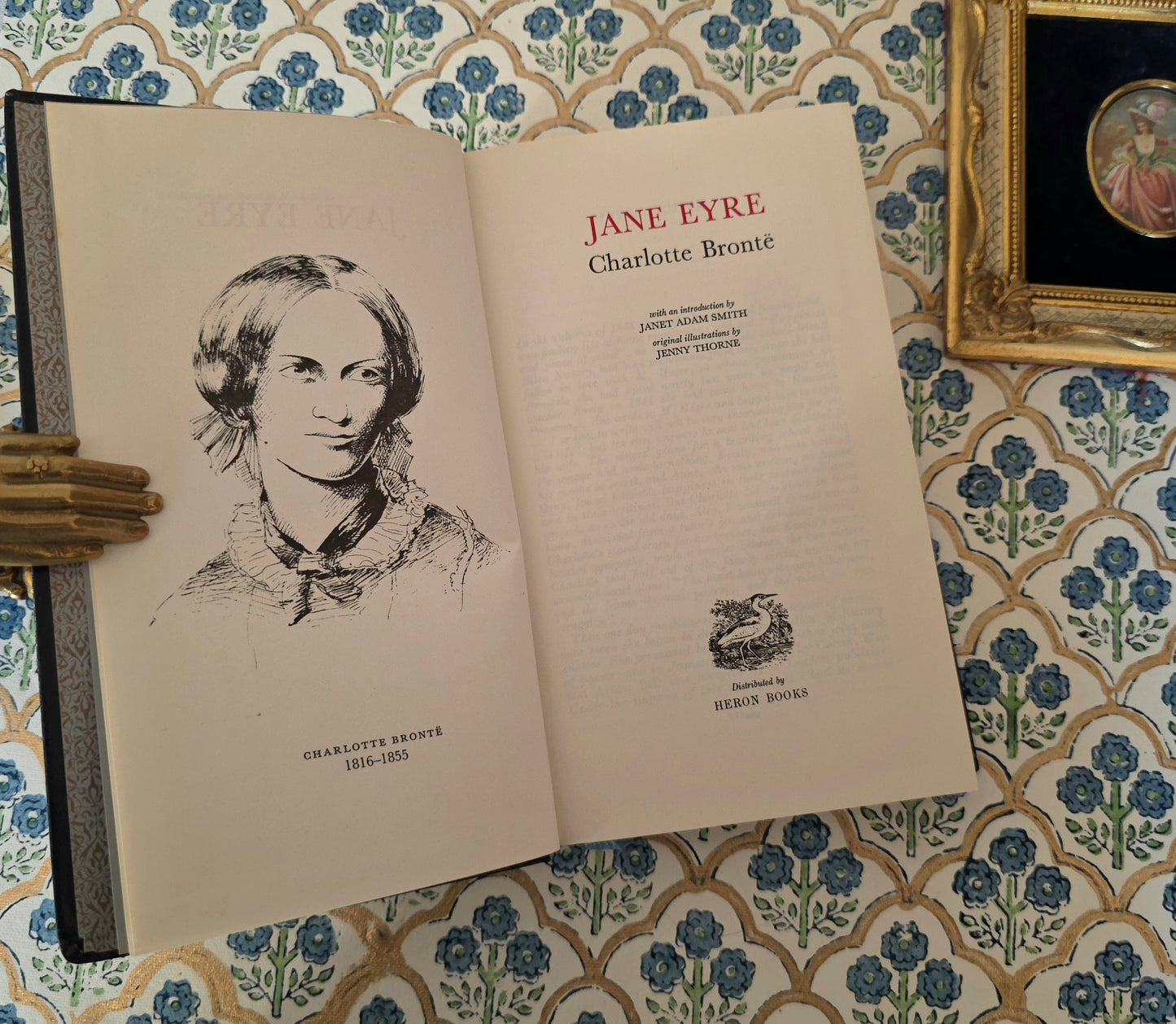 1979 Jane Eyre by Charlotte Bronte - Illustrated Vintage Book