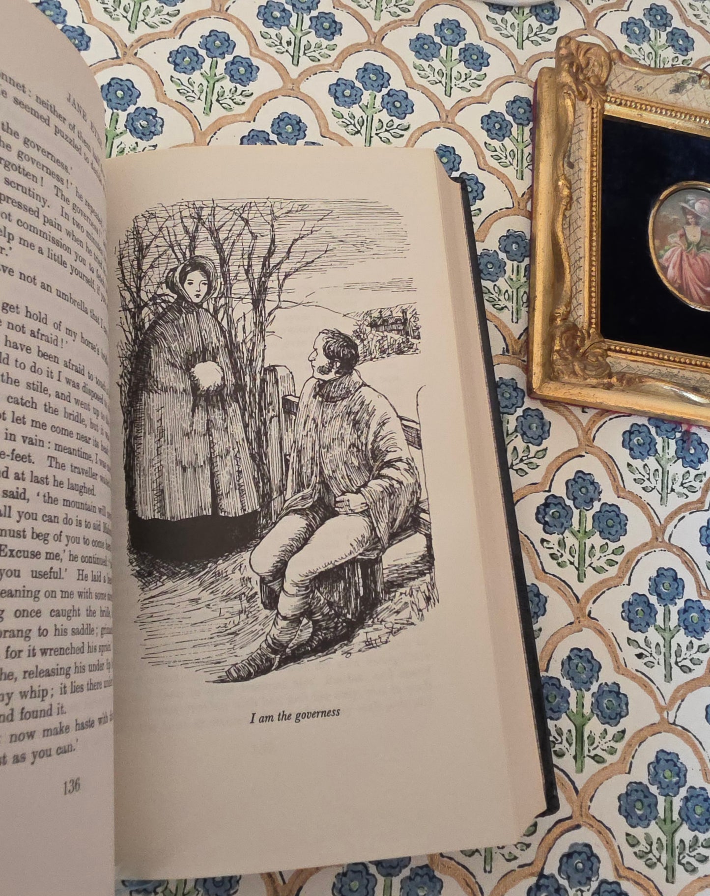 1979 Jane Eyre by Charlotte Bronte - Illustrated Vintage Book