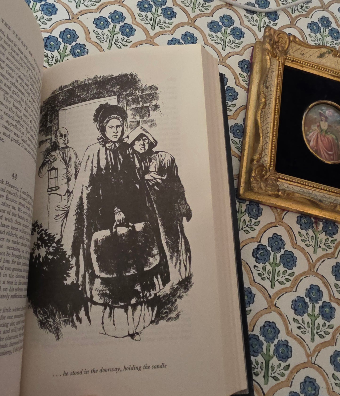 1979 The Tenant of Wildfell Hall by Anne Bronte - Illustrated Vintage Book