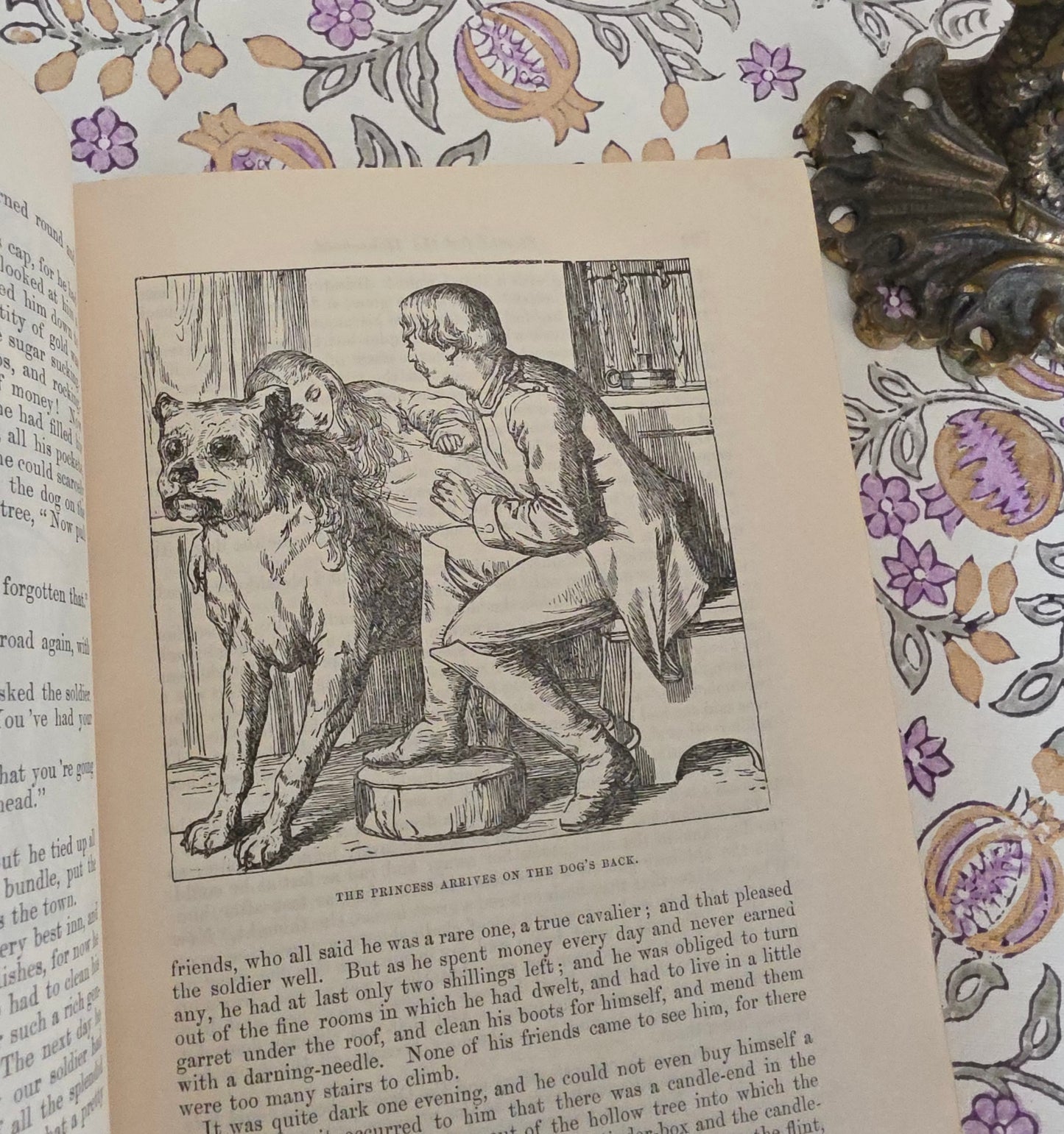 1880s Andersen's Stories For the Household / Antique Illustrated Decorative Book