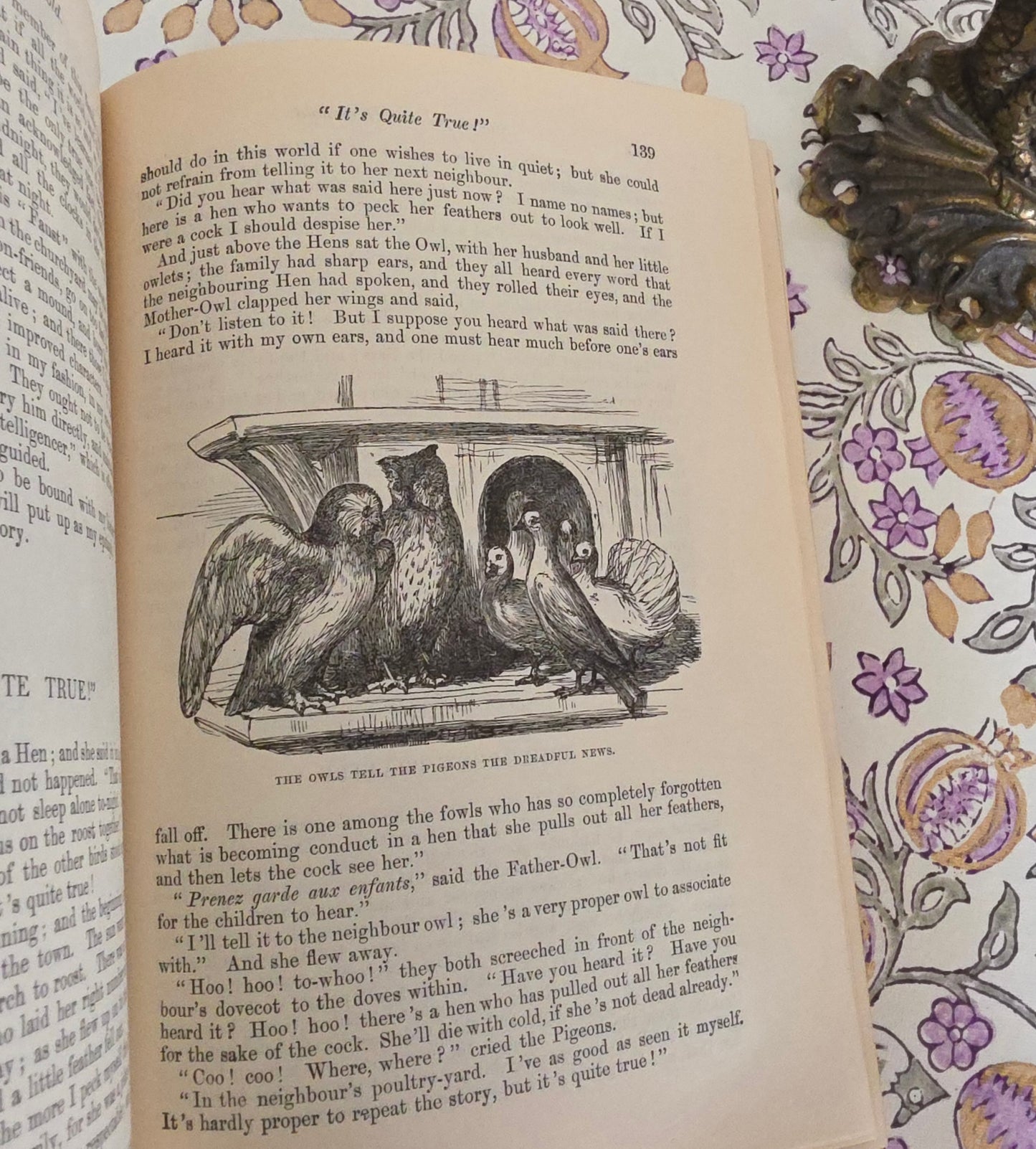 1880s Andersen's Stories For the Household / Antique Illustrated Decorative Book