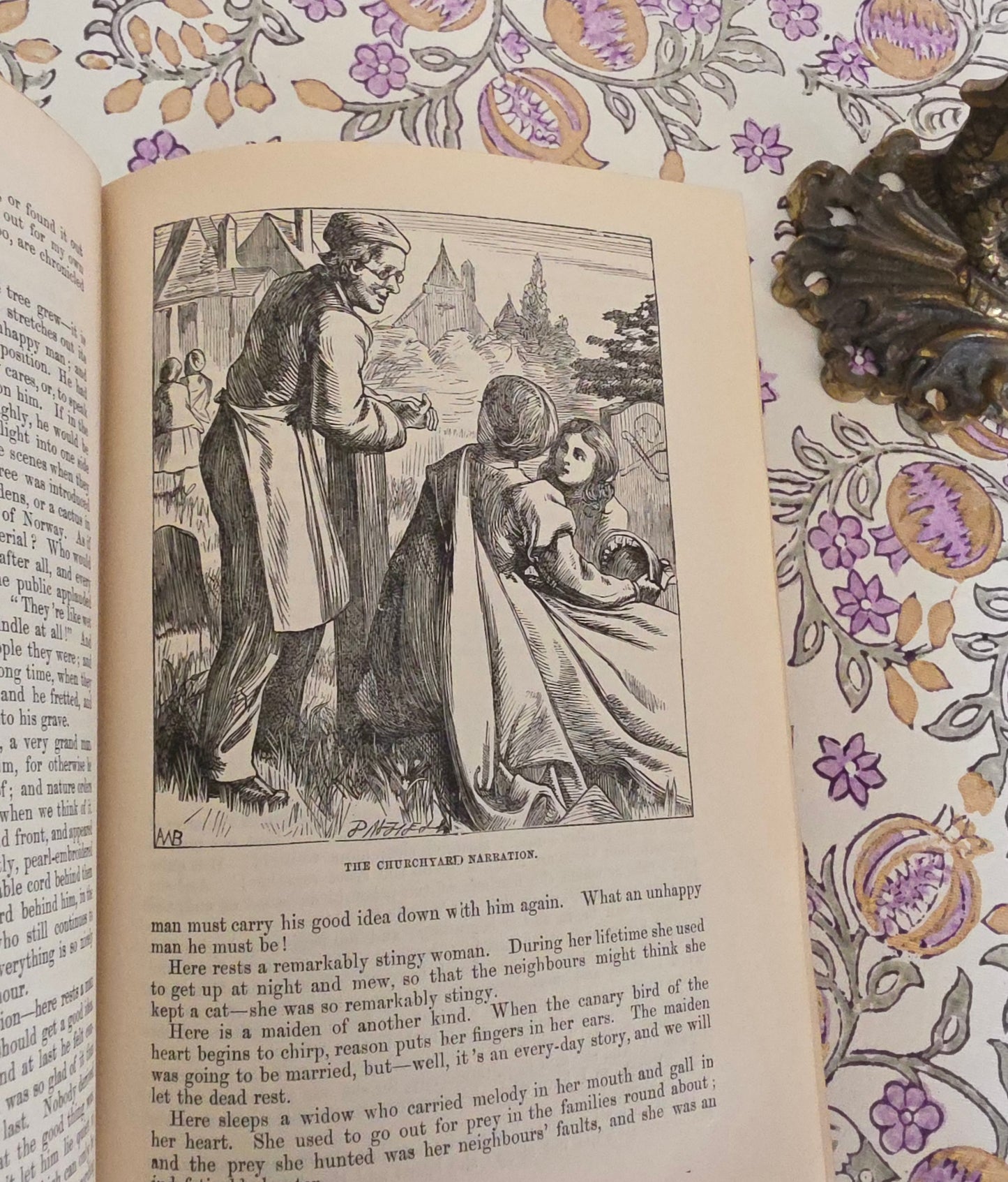 1880s Andersen's Stories For the Household / Antique Illustrated Decorative Book