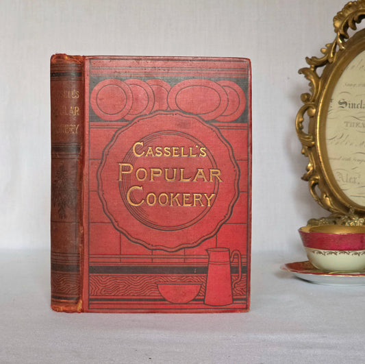 1890 Cassell's Popular Cookery - Colour Plates - Vintage Ads