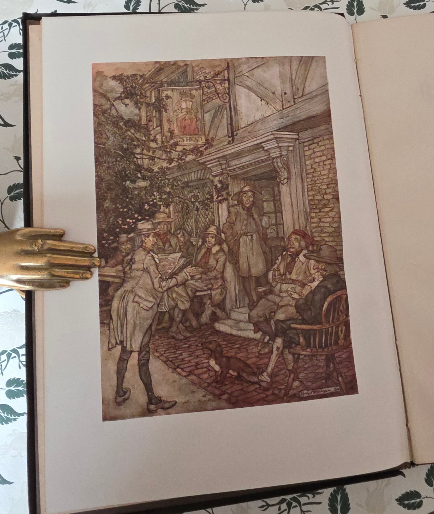 1919 Unique Copy of Rip Van Winkle in a Custom Leather Binding