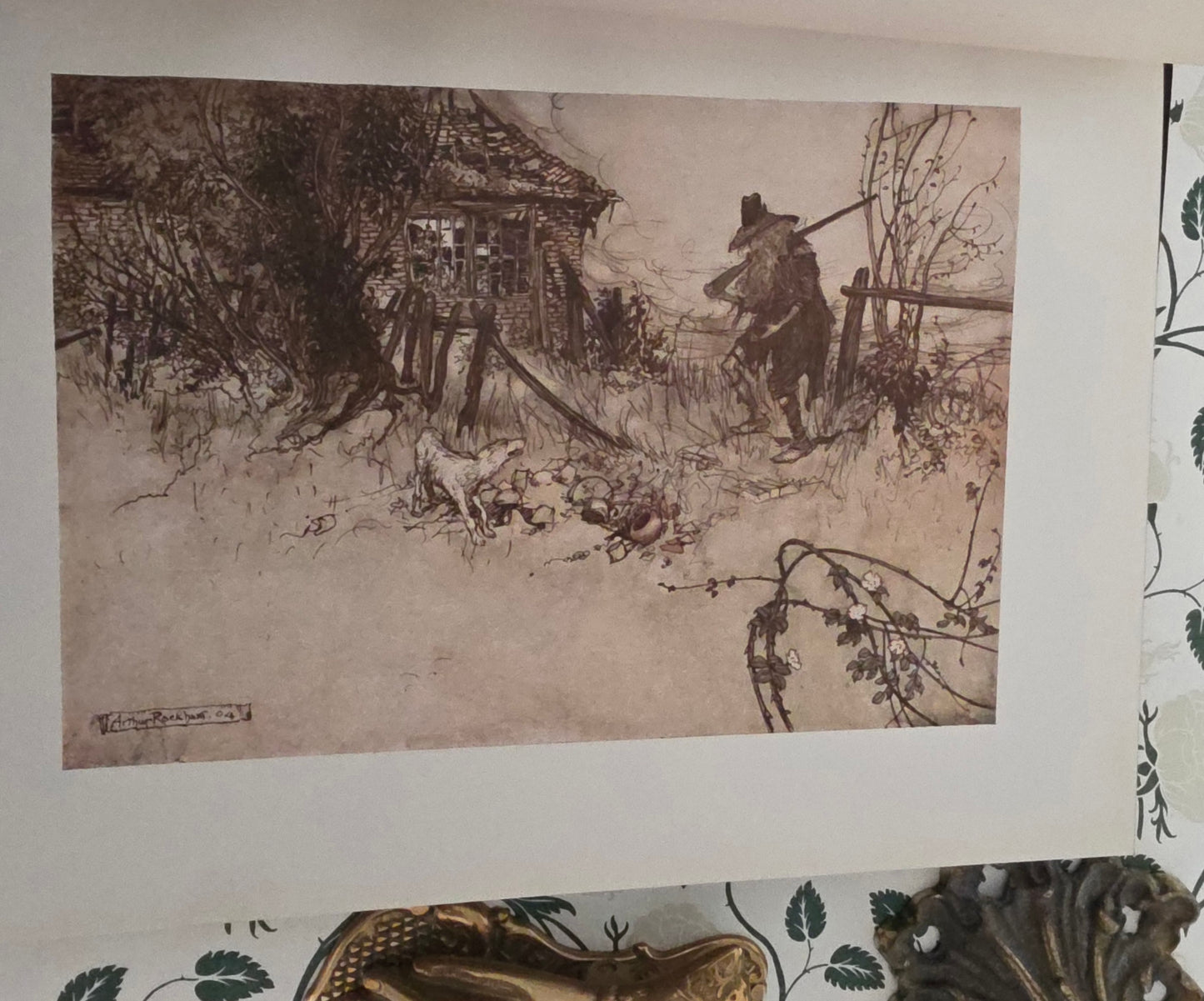 1919 Unique Copy of Rip Van Winkle in a Custom Leather Binding