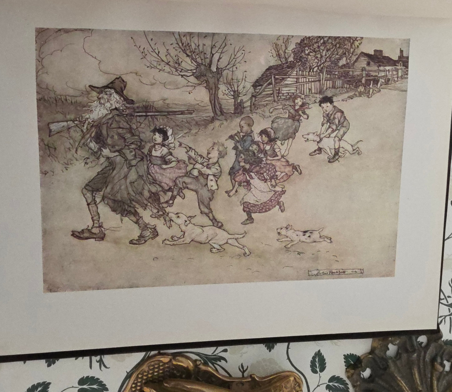 1919 Unique Copy of Rip Van Winkle in a Custom Leather Binding