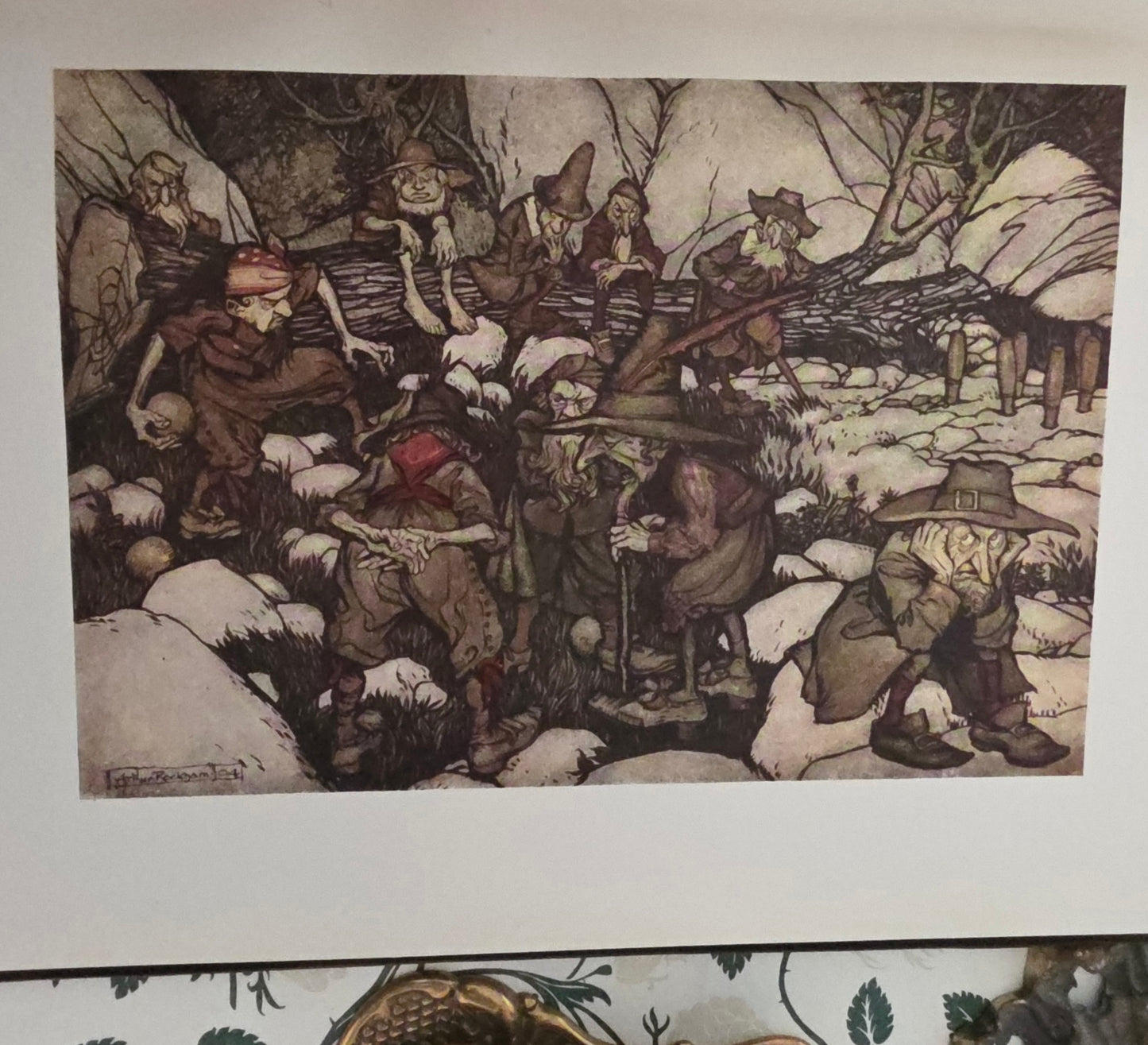 1919 Unique Copy of Rip Van Winkle in a Custom Leather Binding