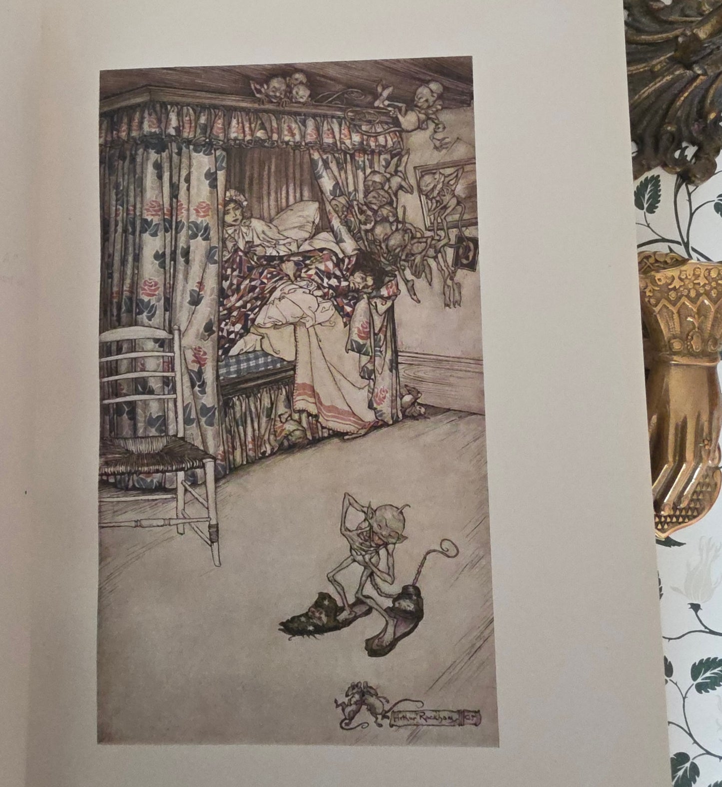 1919 Unique Copy of Rip Van Winkle in a Custom Leather Binding