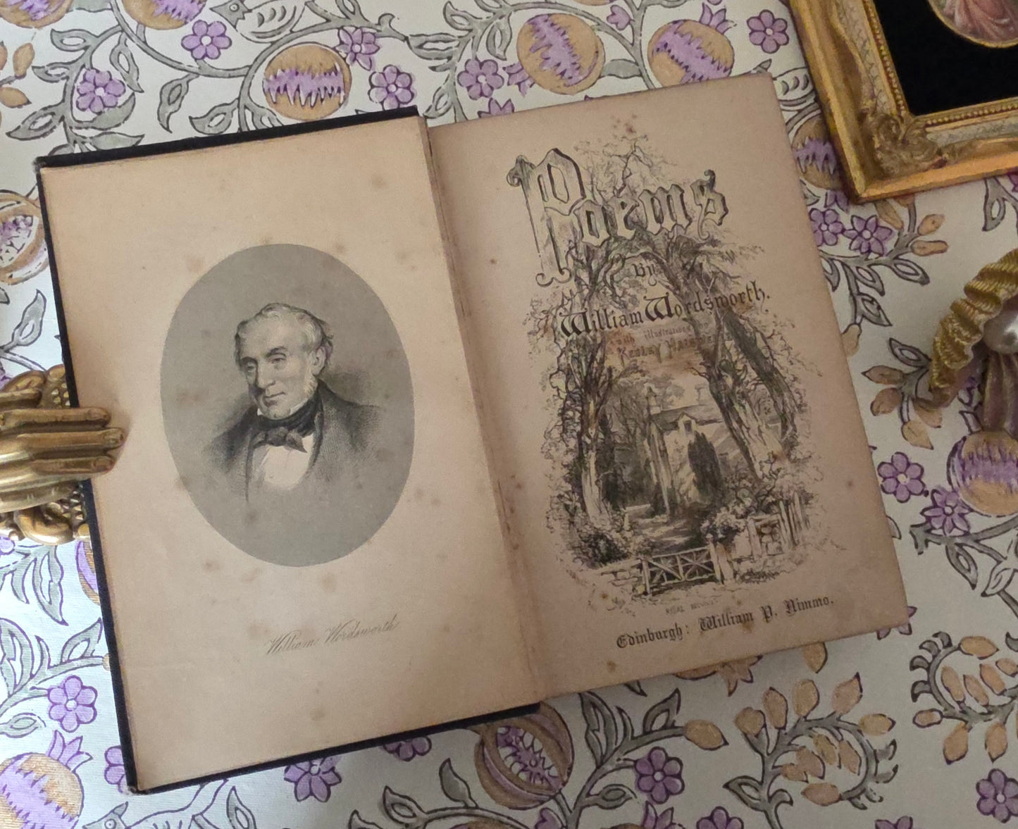 1879 Poems by William Wordsworth : Illustrated Antique Book