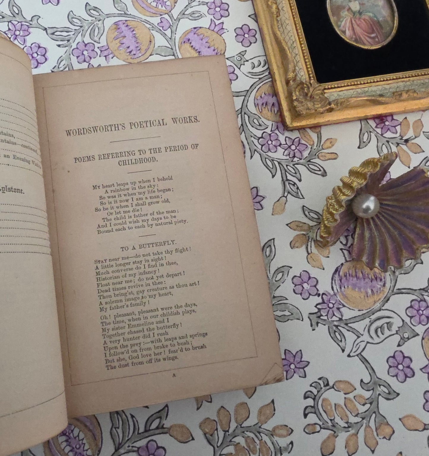 1879 Poems by William Wordsworth : Illustrated Antique Book