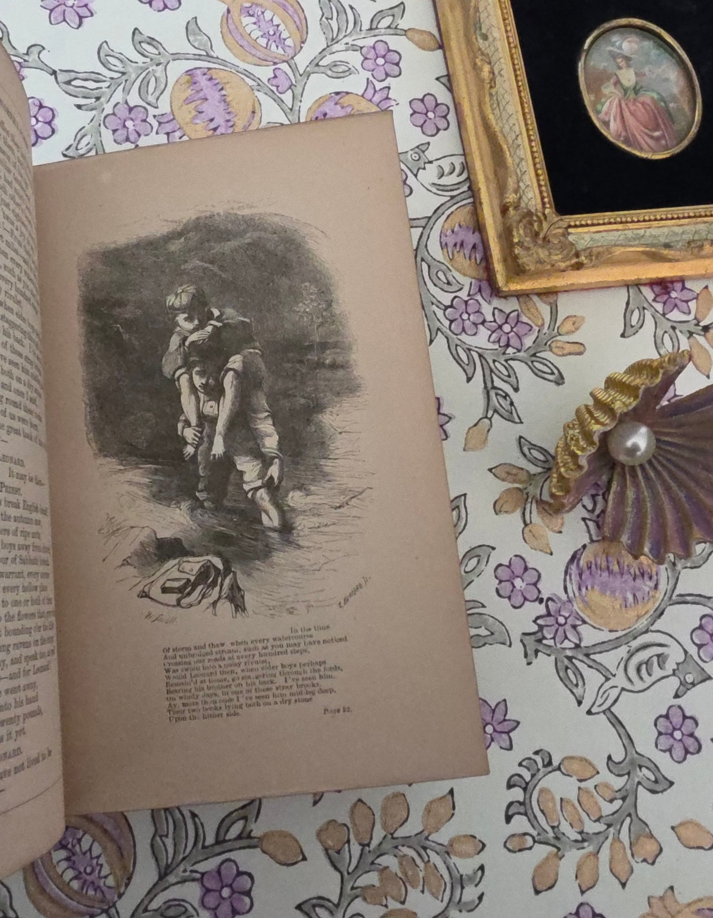 1879 Poems by William Wordsworth : Illustrated Antique Book