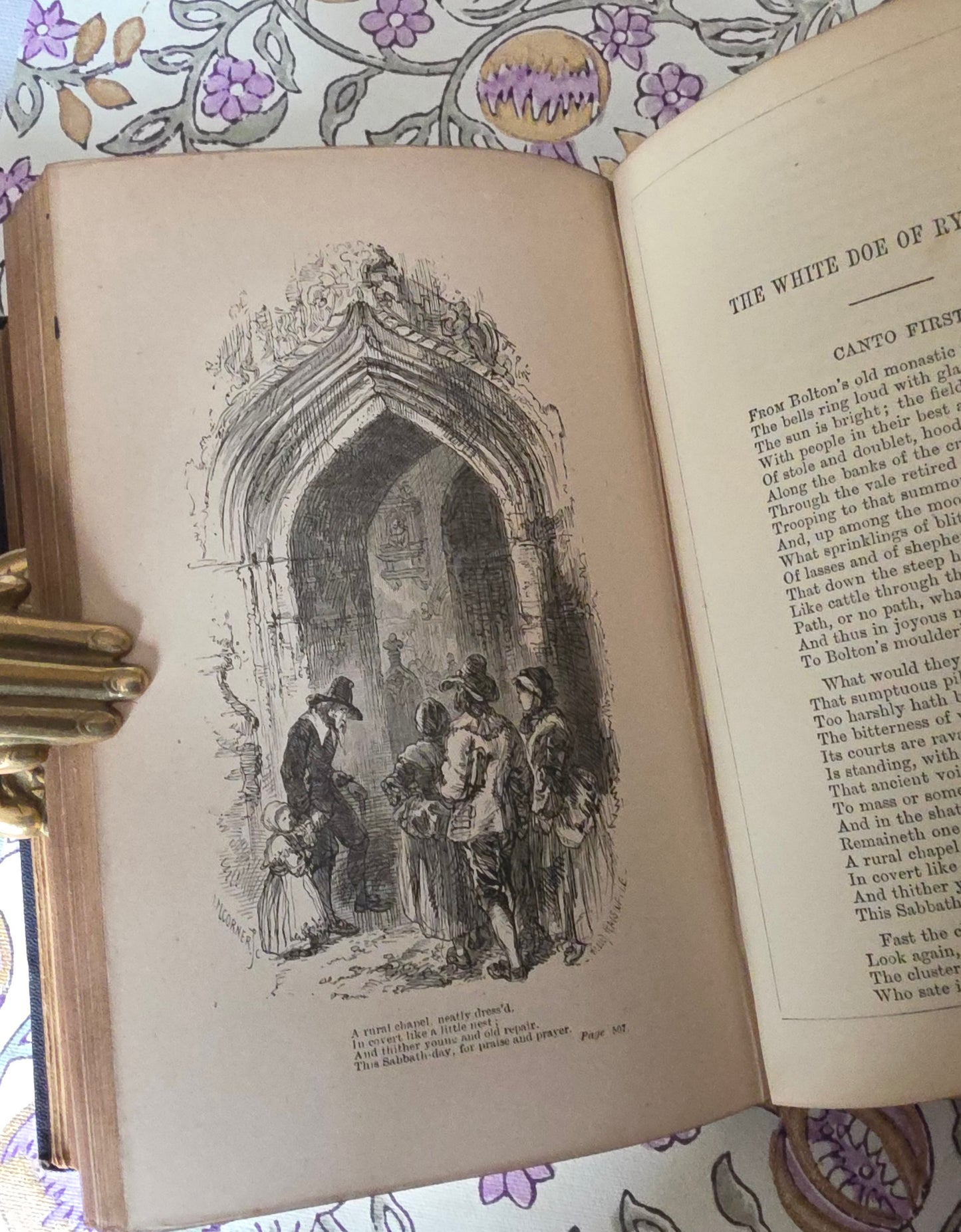 1879 Poems by William Wordsworth : Illustrated Antique Book