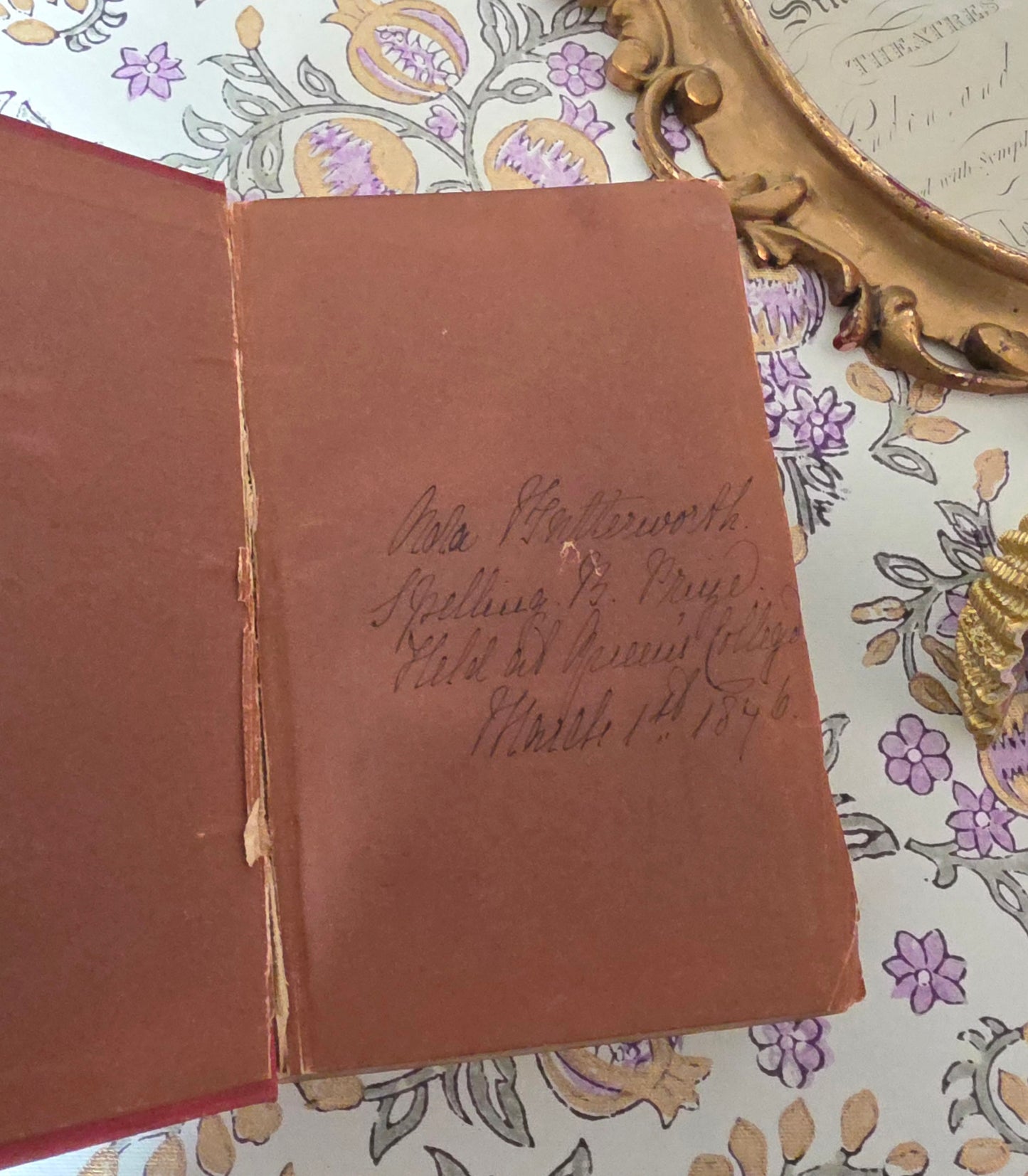 1876 Poems by Longfellow : Illustrated Antique Book