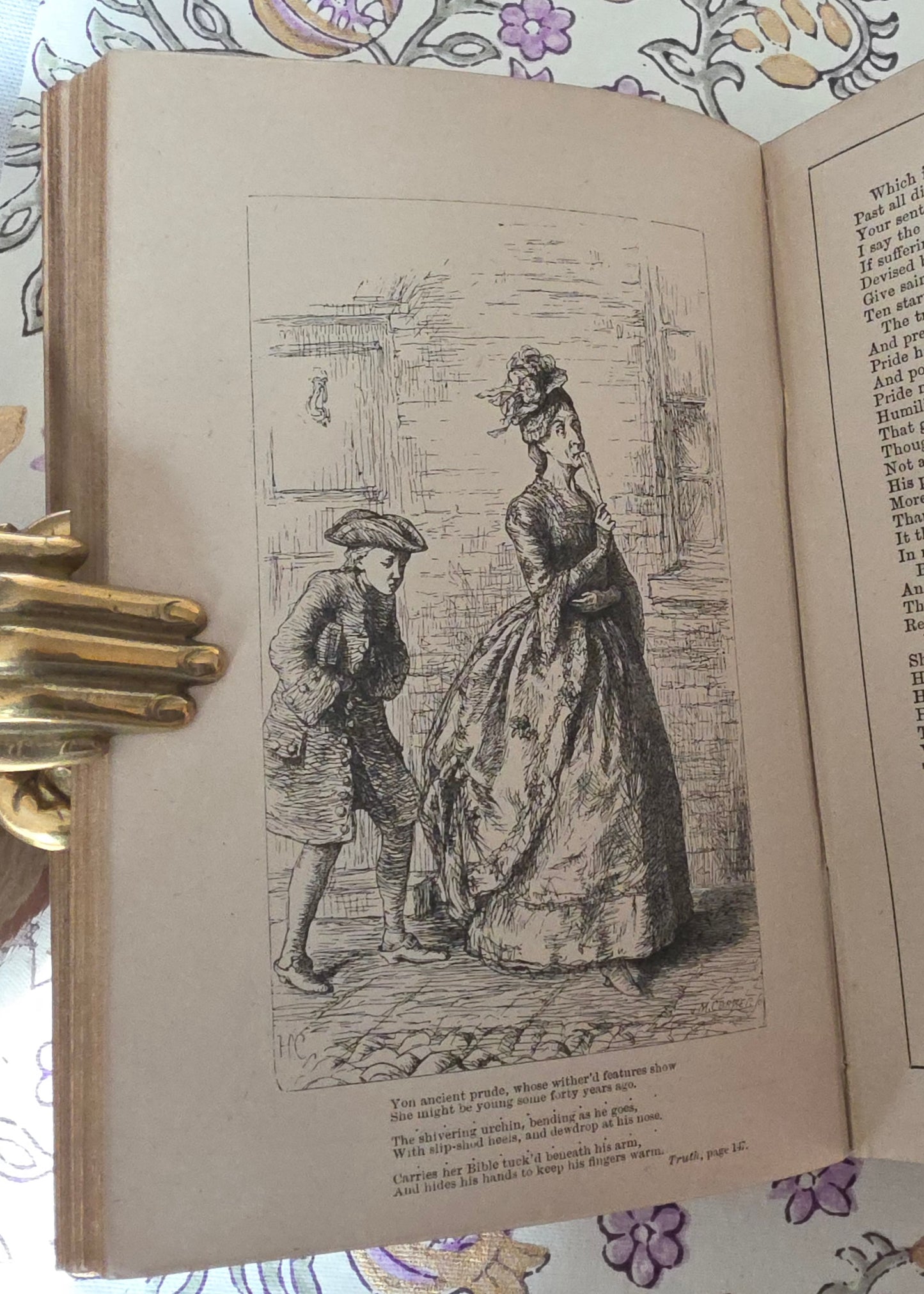 1879 Poems by William Cowper: Illustrated Antique Book