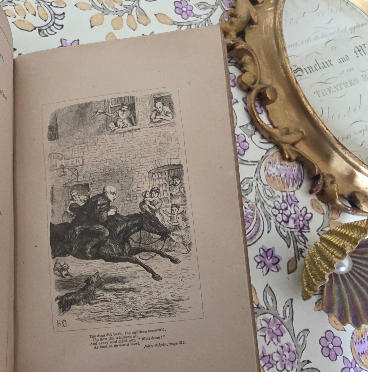 1879 Poems by William Cowper: Illustrated Antique Book