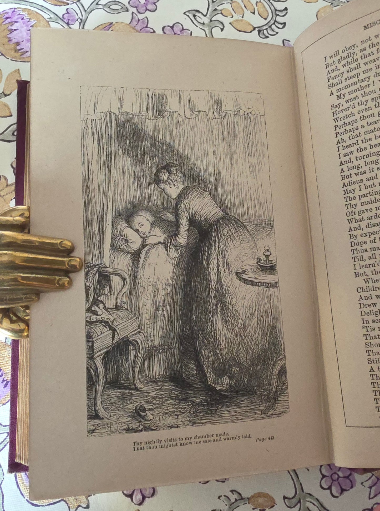 1879 Poems by William Cowper: Illustrated Antique Book