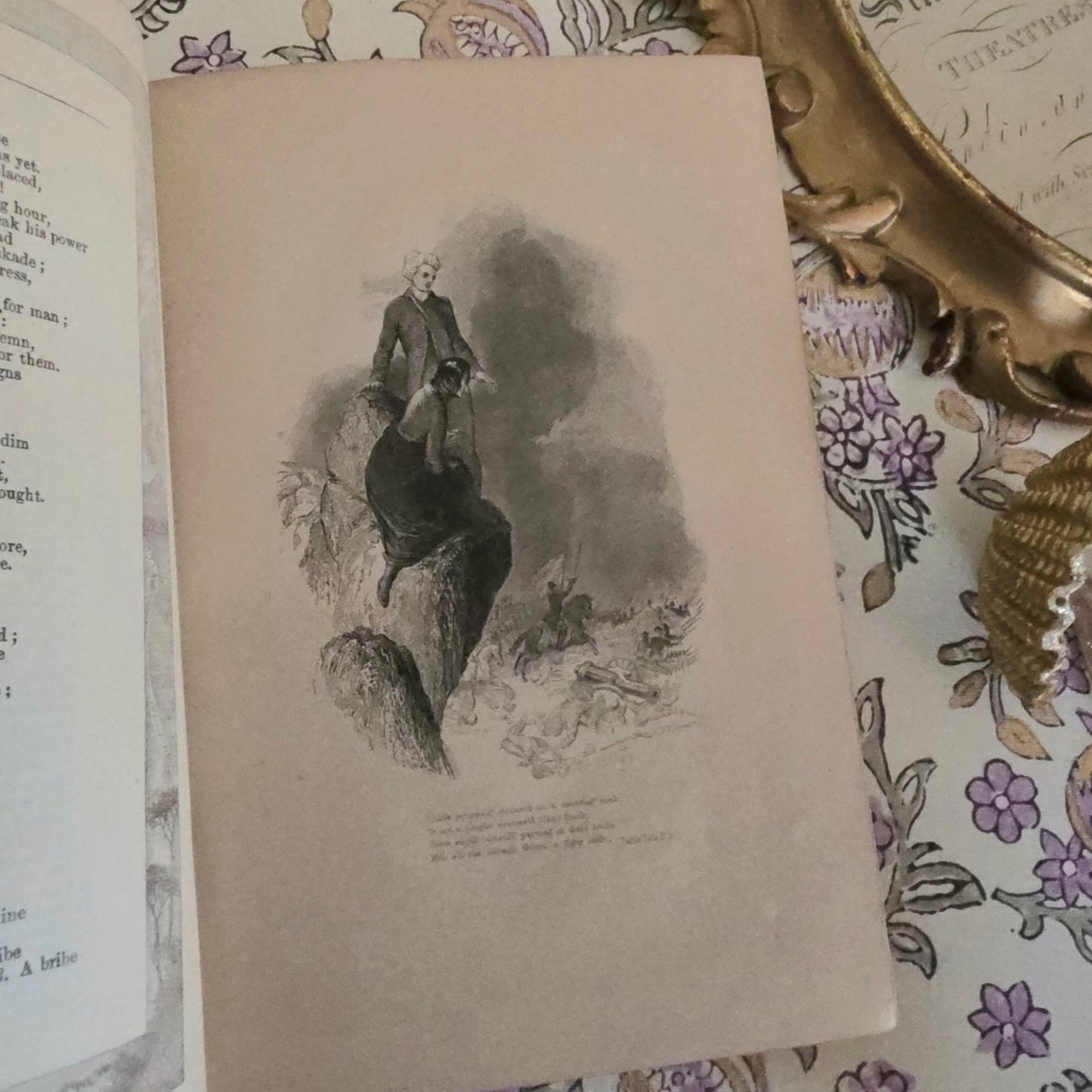 1880s The Poetical Works of William Cowper: Illustrated Antique Book