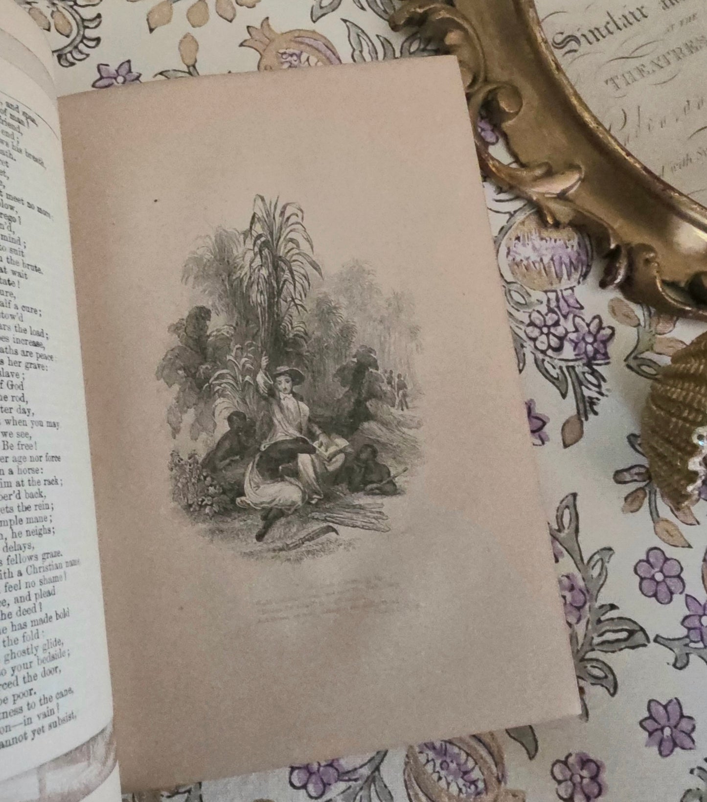 1880s The Poetical Works of William Cowper: Illustrated Antique Book