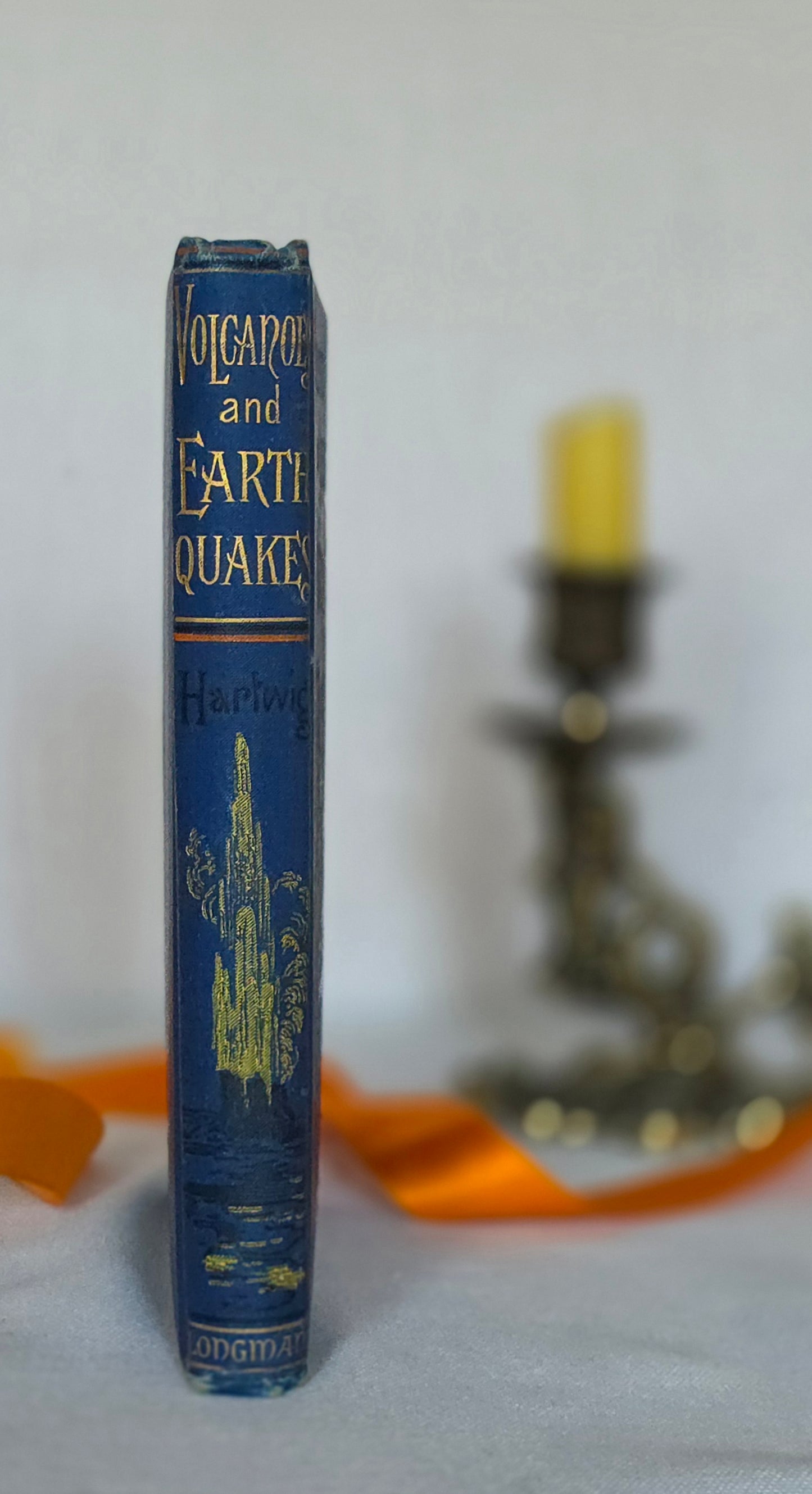 1893 Volcanoes and Earthquakes by Dr Hartwig - Antique Book - 30 Illustrations