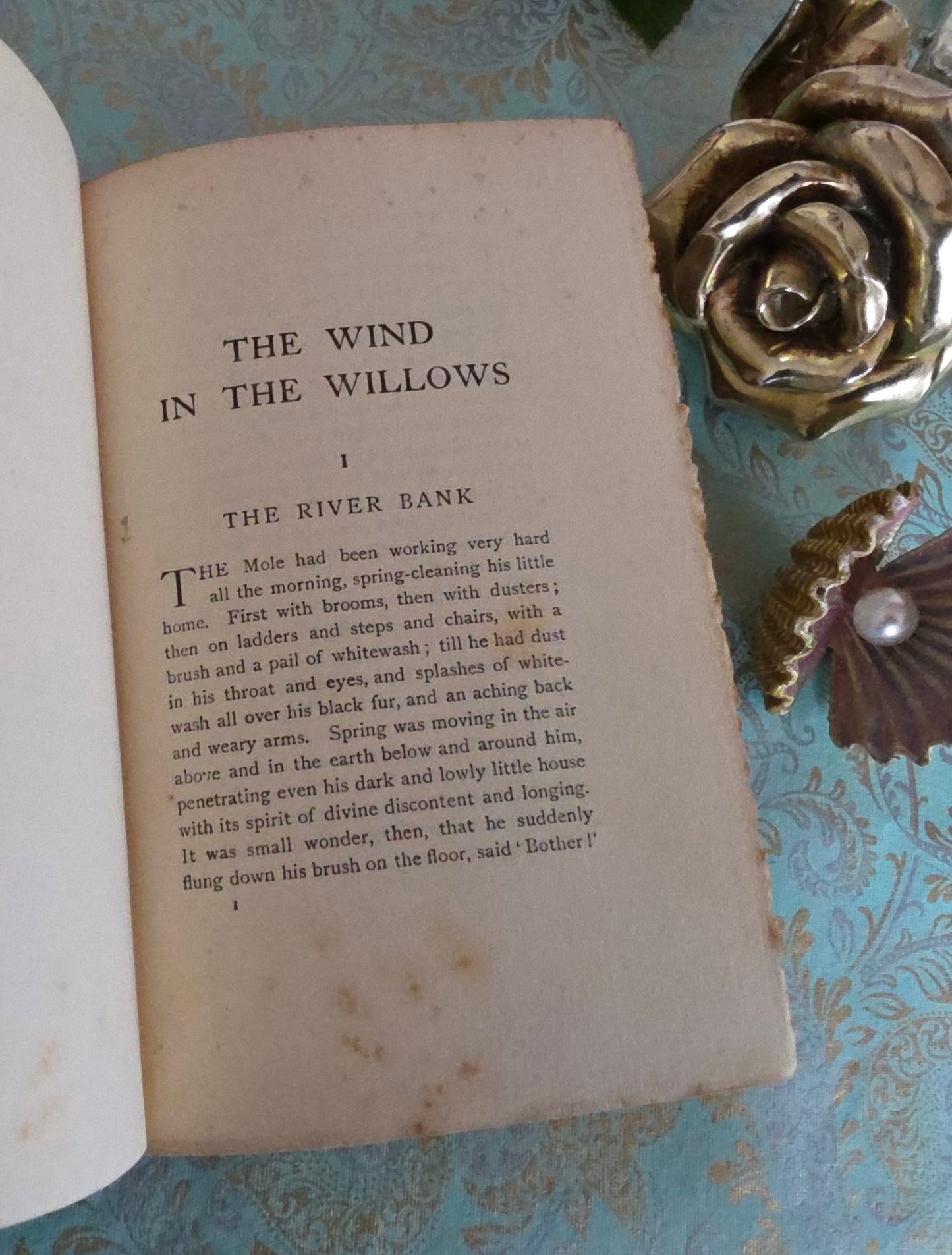 1921 The Wind in the Willows by Kenneth Grahame - Early Antique Hardback