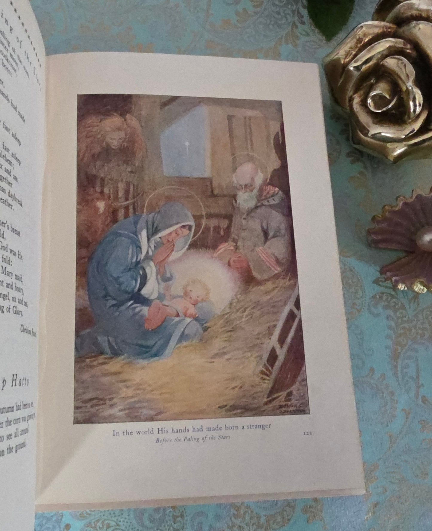 1932 A Treasury of Verse For School and Home - Colour Illustrations