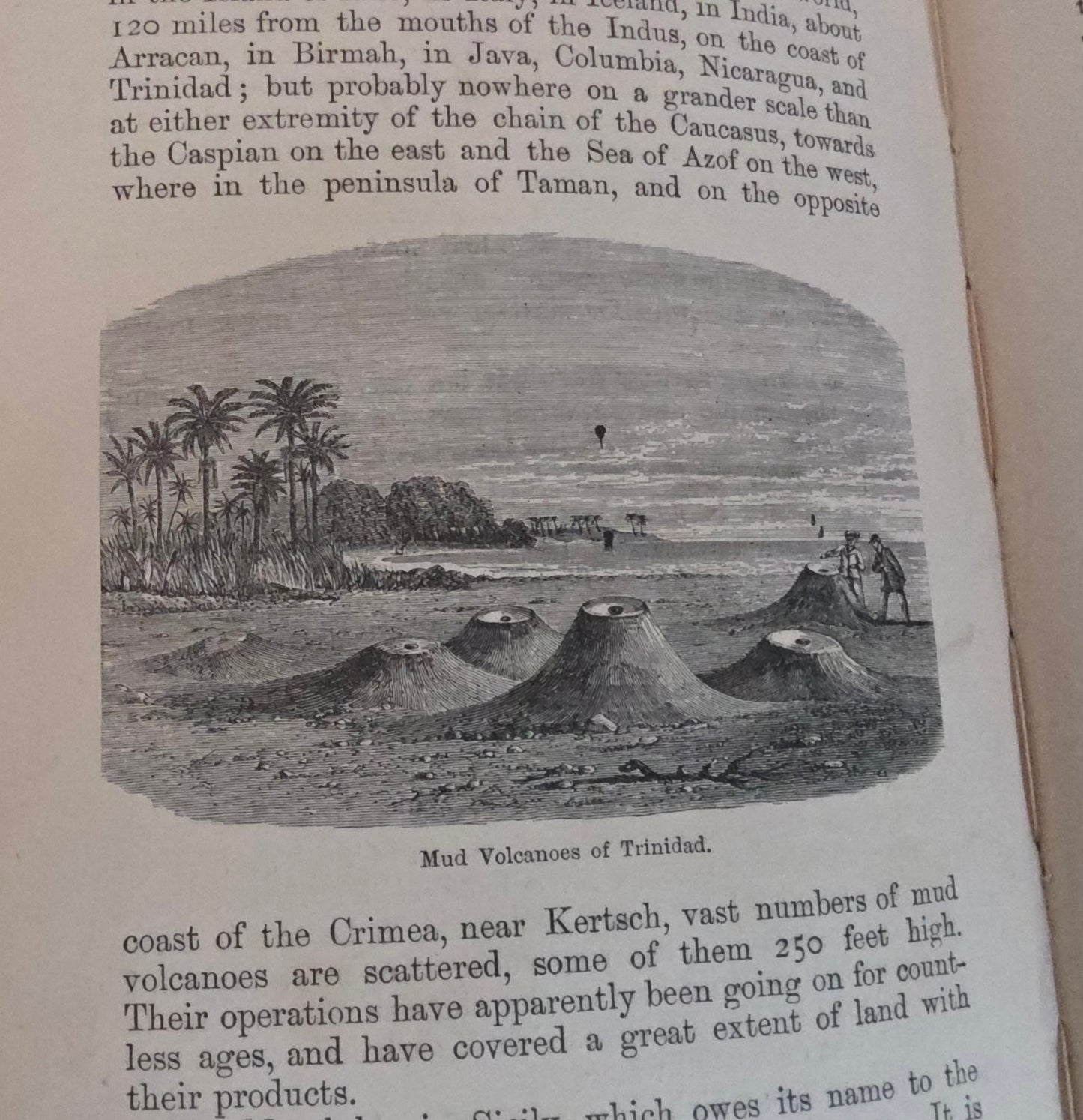 1893 Volcanoes and Earthquakes by Dr Hartwig - Antique Book - 30 Illustrations