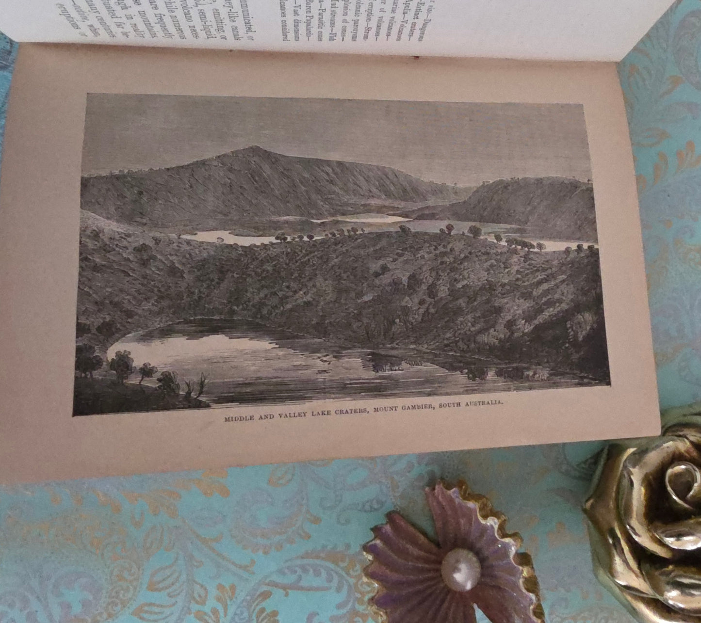 1893 Volcanoes and Earthquakes by Dr Hartwig - Antique Book - 30 Illustrations